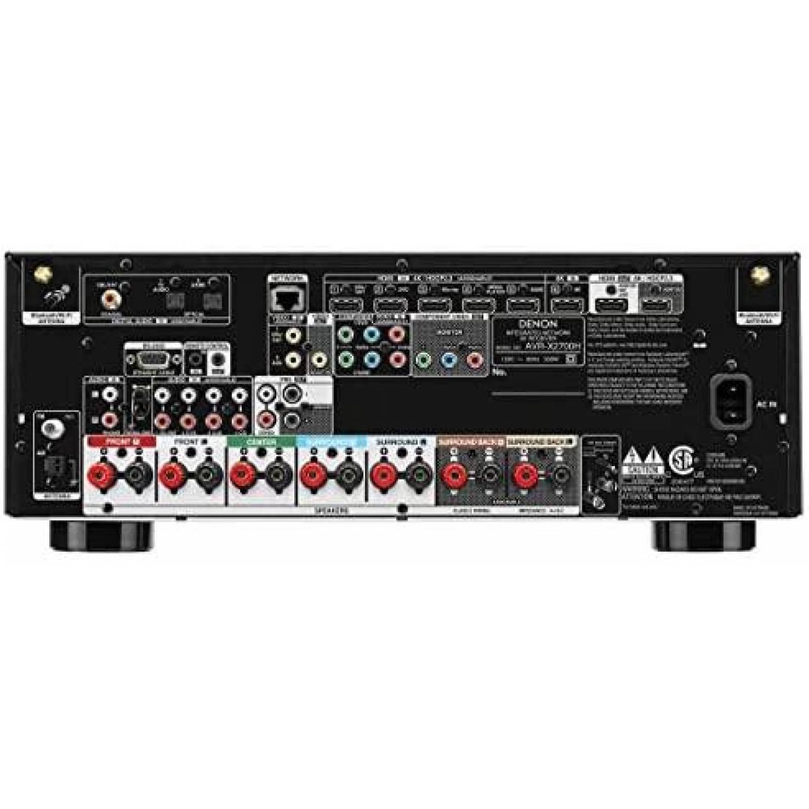 Receptor AV Denon AVRX2700H Ultra HD Compatible con Alexa