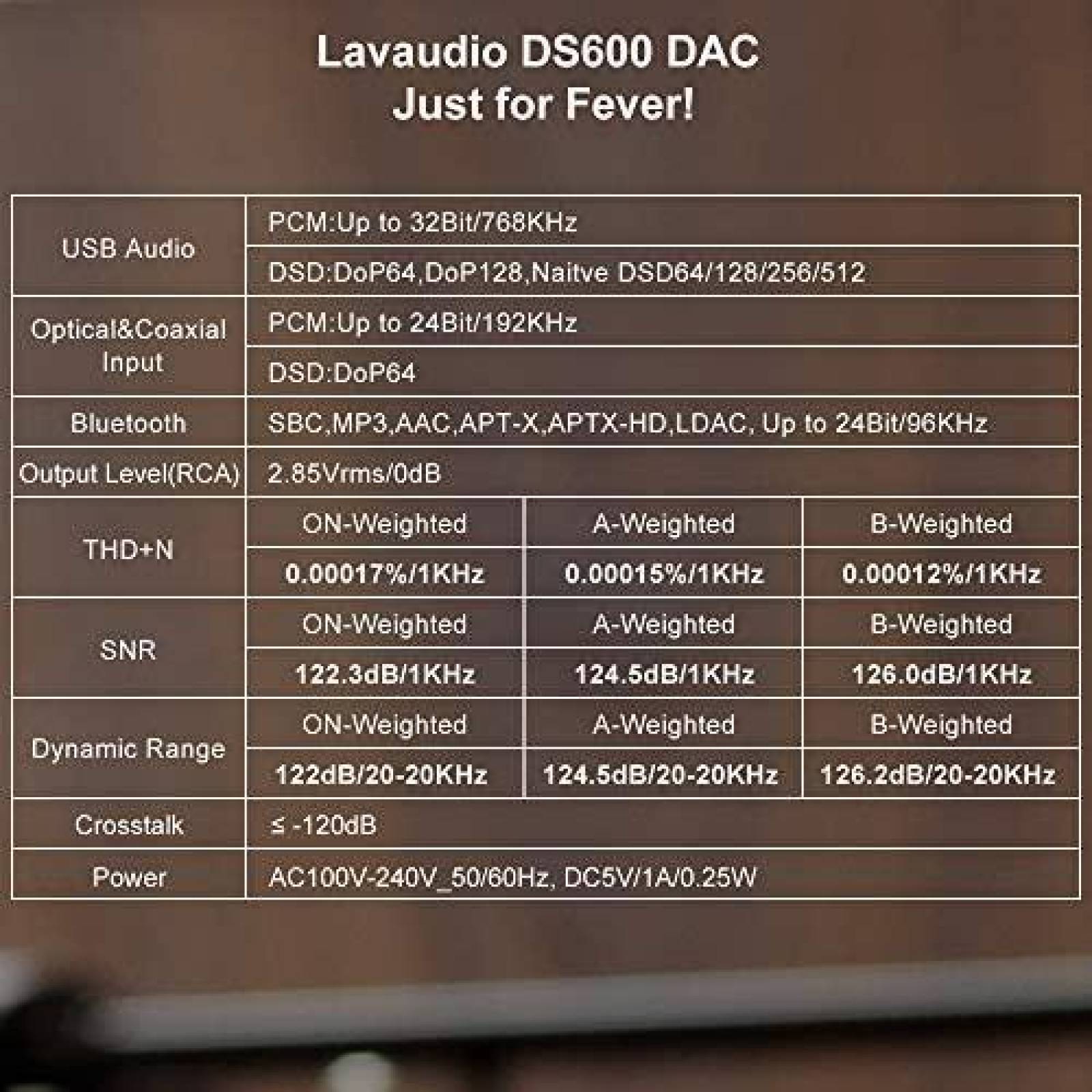 Decodificador DAC 1Mii Lavaudio DS600 Amplificador Audifonos