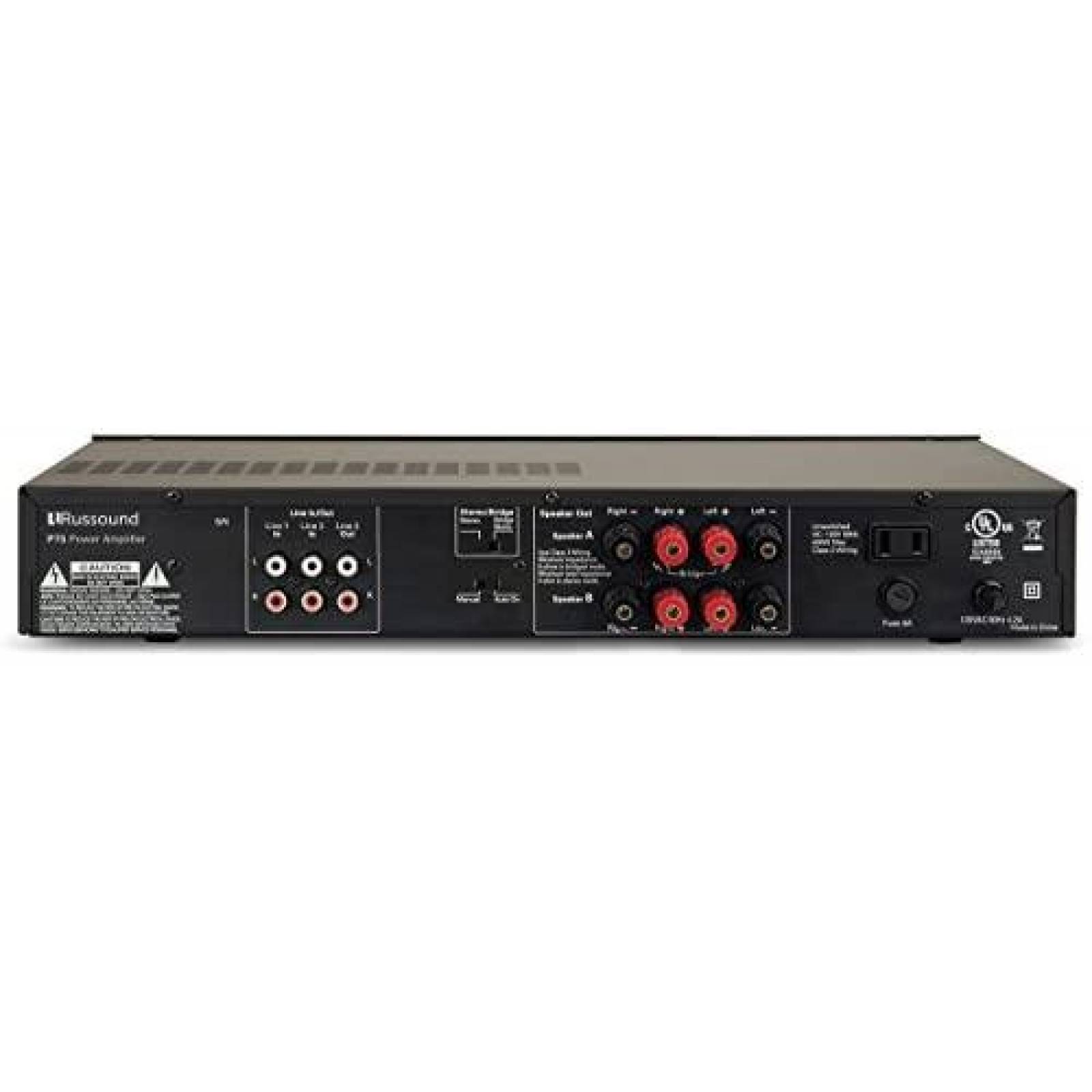 Amplificador de Sonido Russound 60W Automatico 4 Ohm -Negro