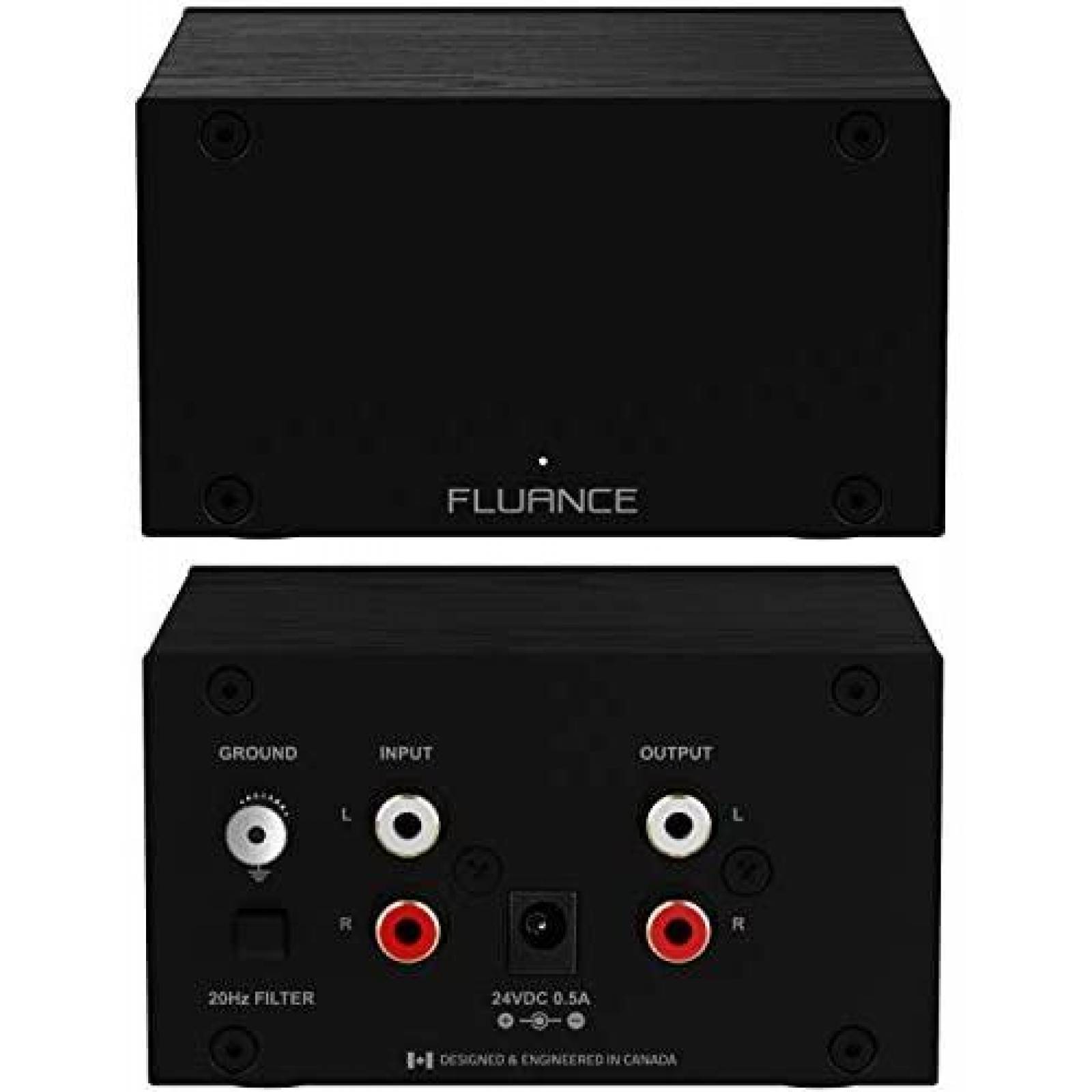 Preamplificador Fluance PA10 Ecualizacion RIAA -Negro