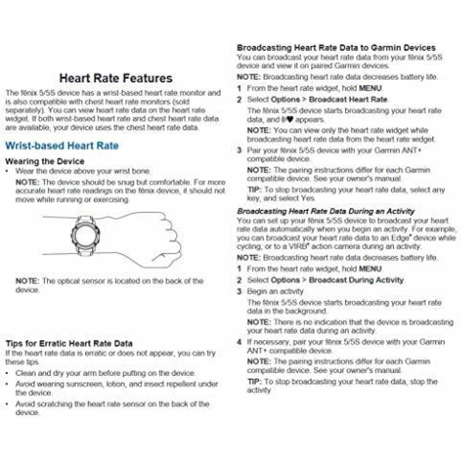 Reloj Inteligente Garmin fnix 5s Resistente con GPS -Negro