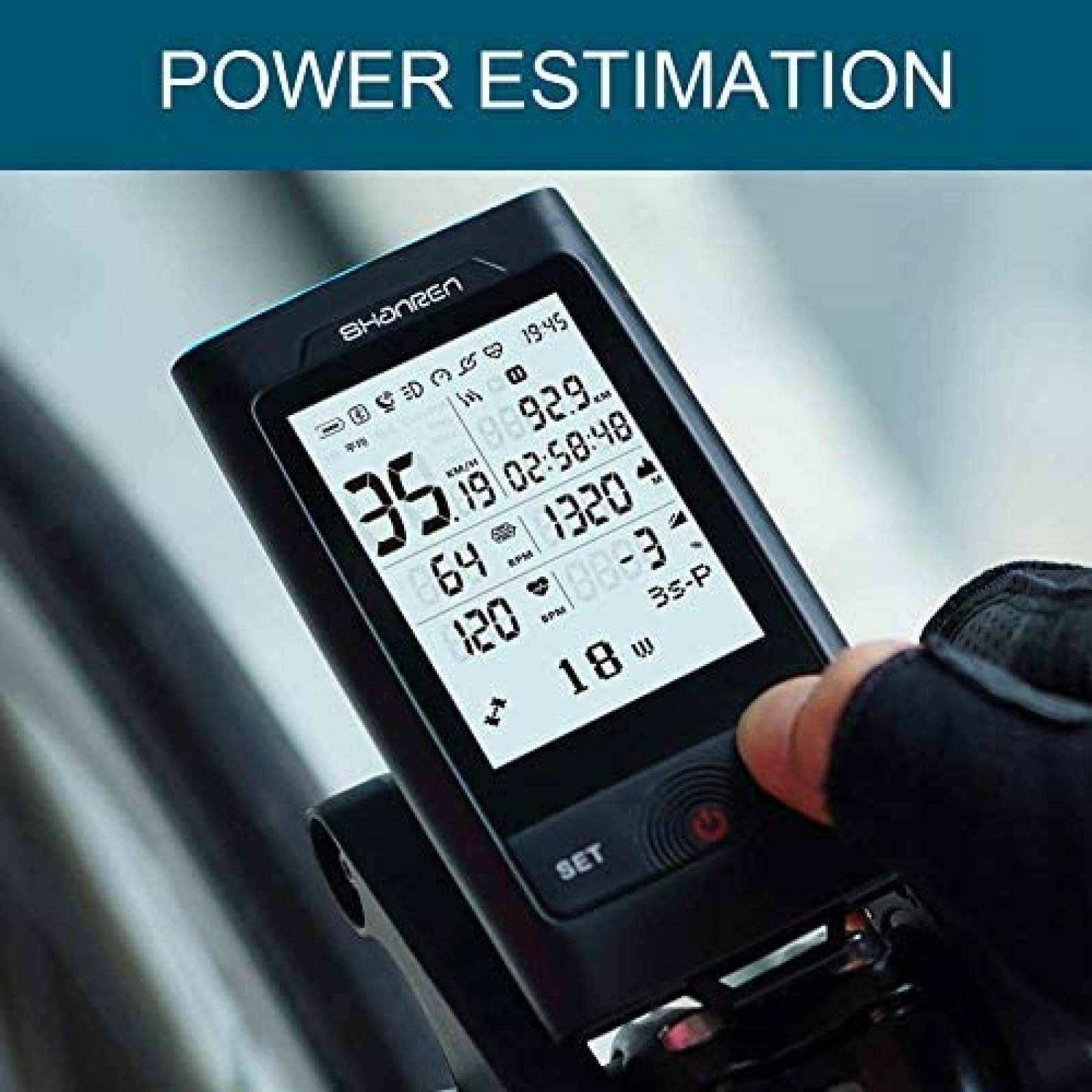 Computadora Para Bicicleta SHANREN Di-Pro GPS Velocimetro