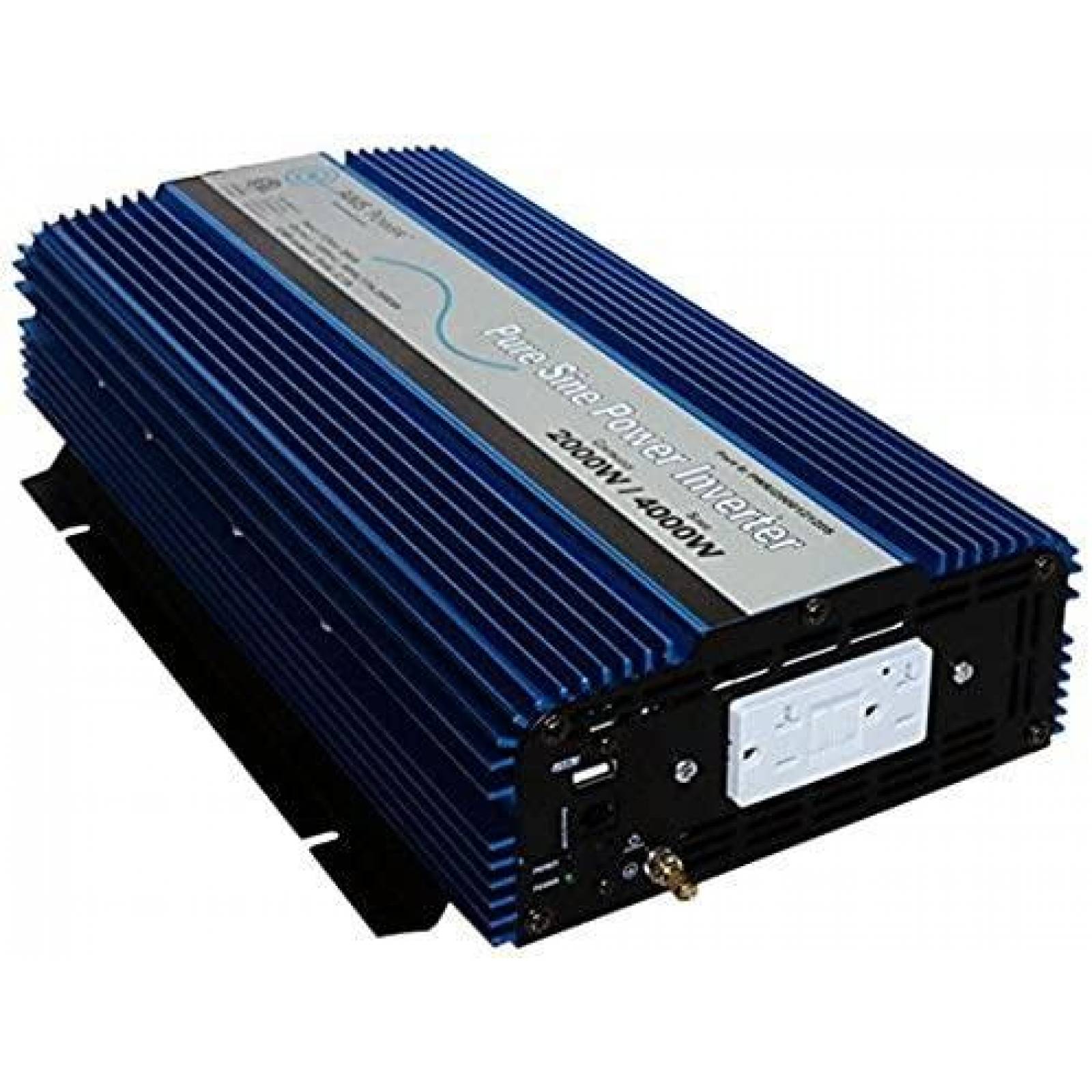 Inversor de Corriente AIMS Power UL 458 2000W USB -Azul