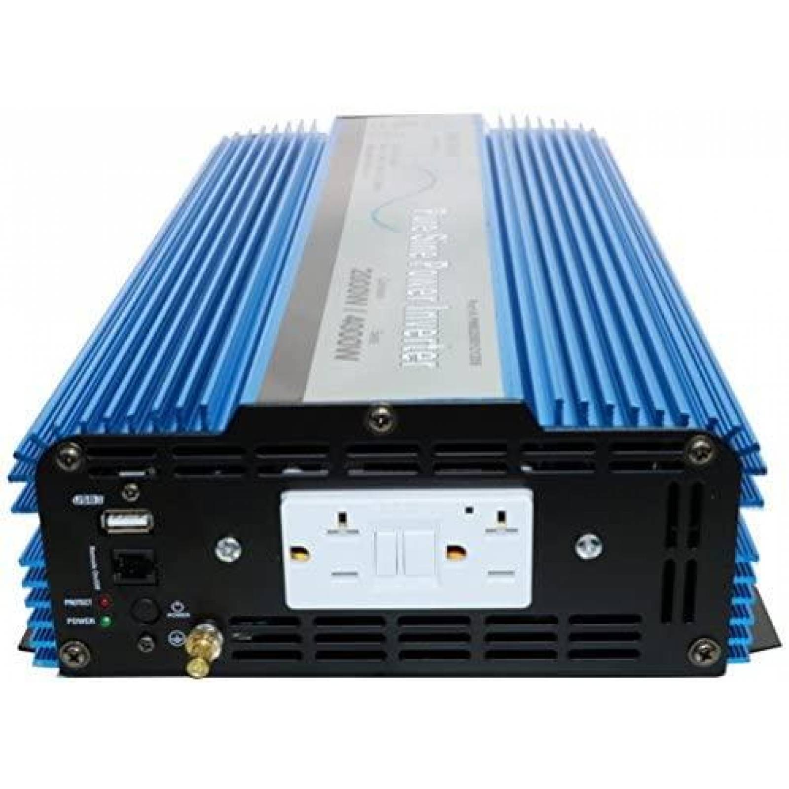 Inversor de Corriente AIMS Power UL 458 2000W USB -Azul