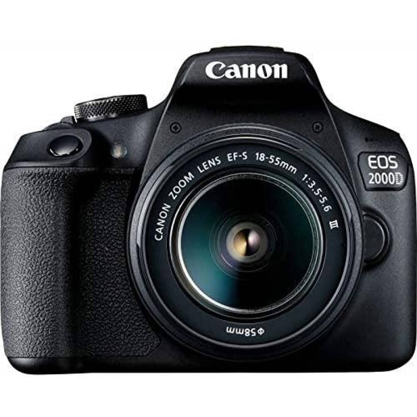 Camara Digital Canon EOS 2000D para DSLR 18-55mm -Negro