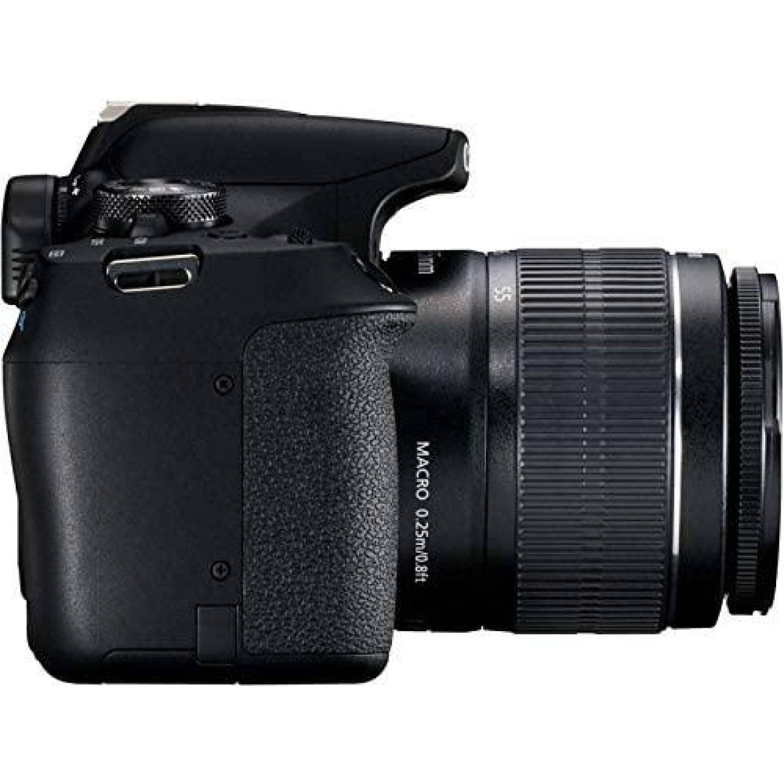 Camara Digital Canon EOS 2000D para DSLR 18-55mm -Negro