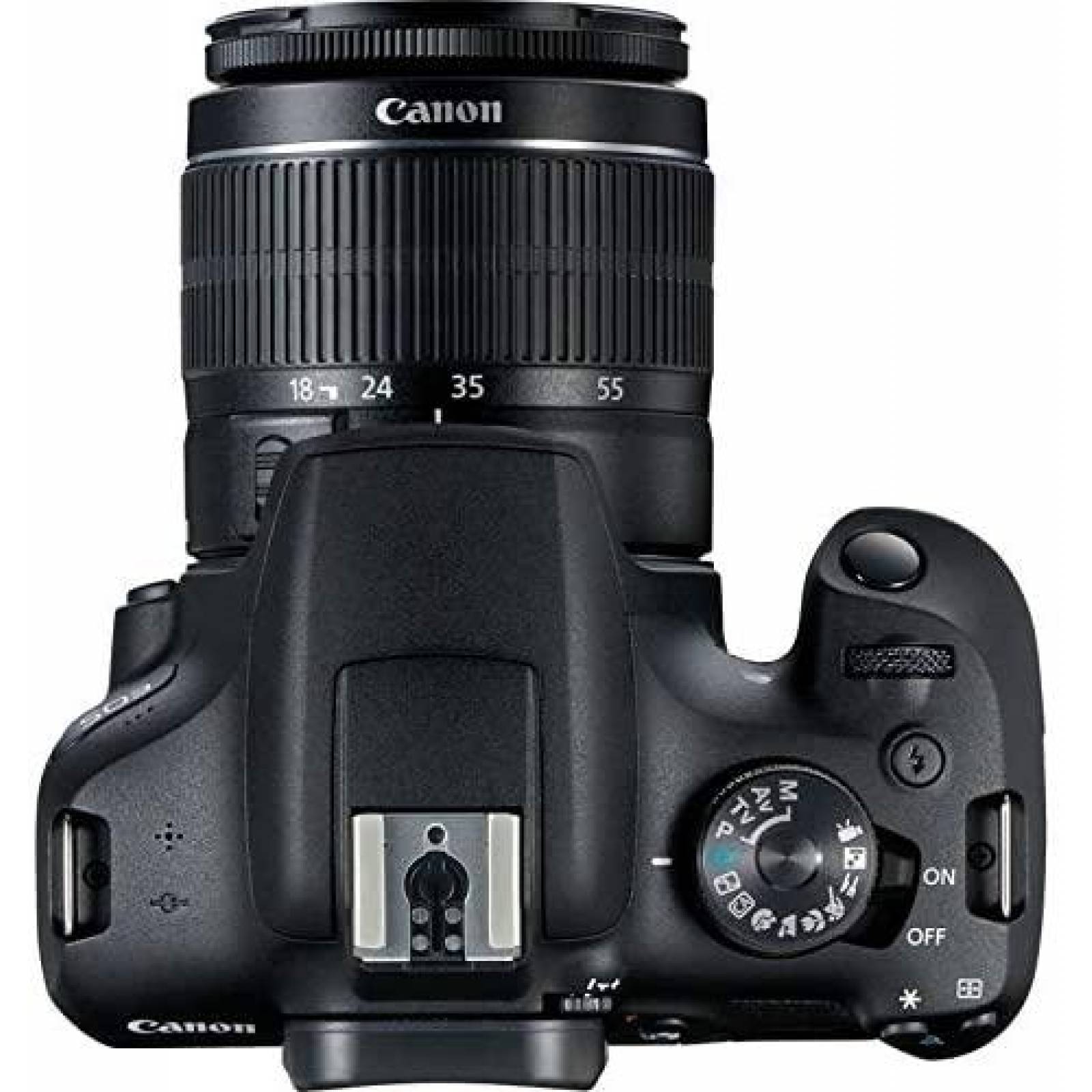 Camara Digital Canon EOS 2000D para DSLR 18-55mm -Negro