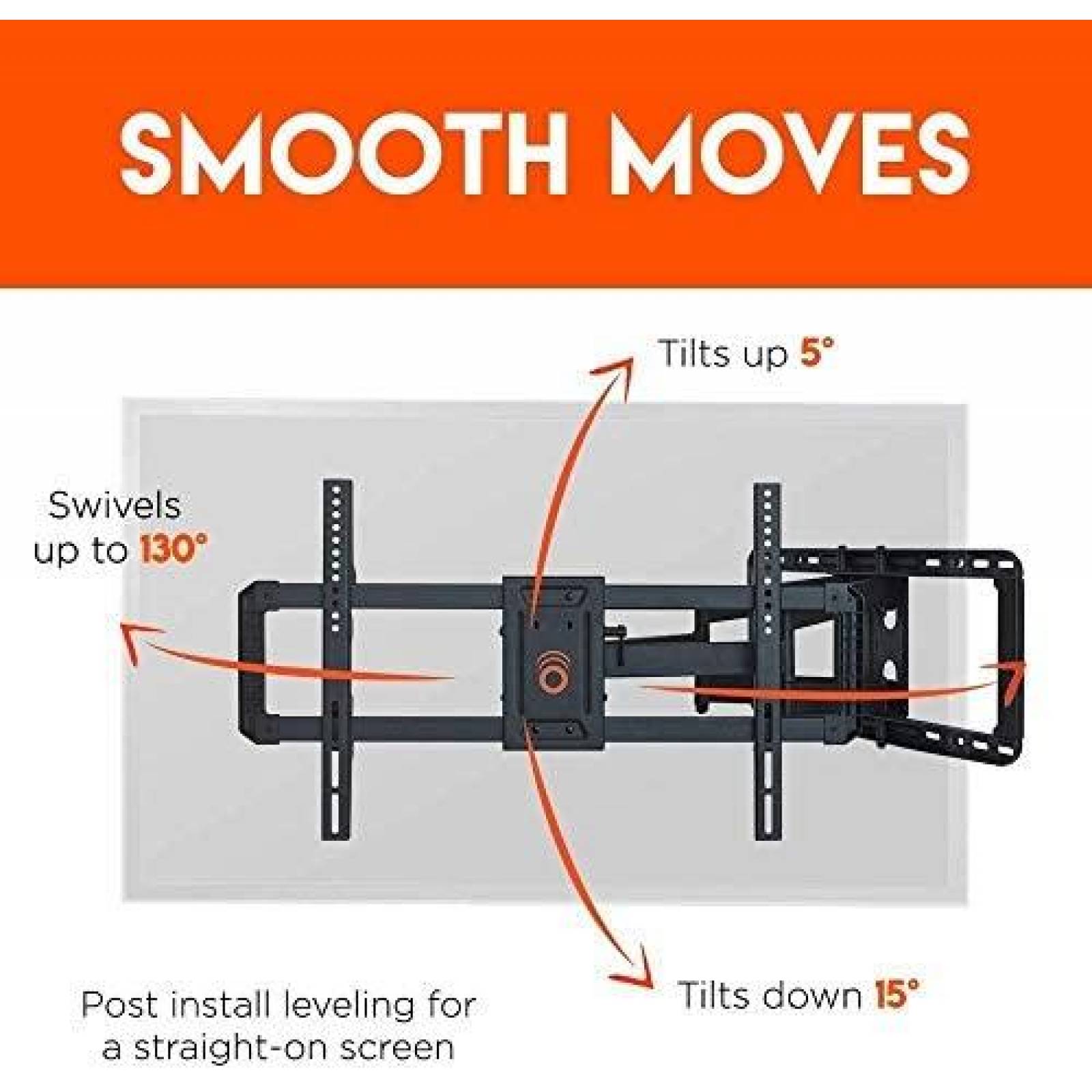Soporte para Television ECHOGEAR EGLF2 Mas de 90'' -Negro