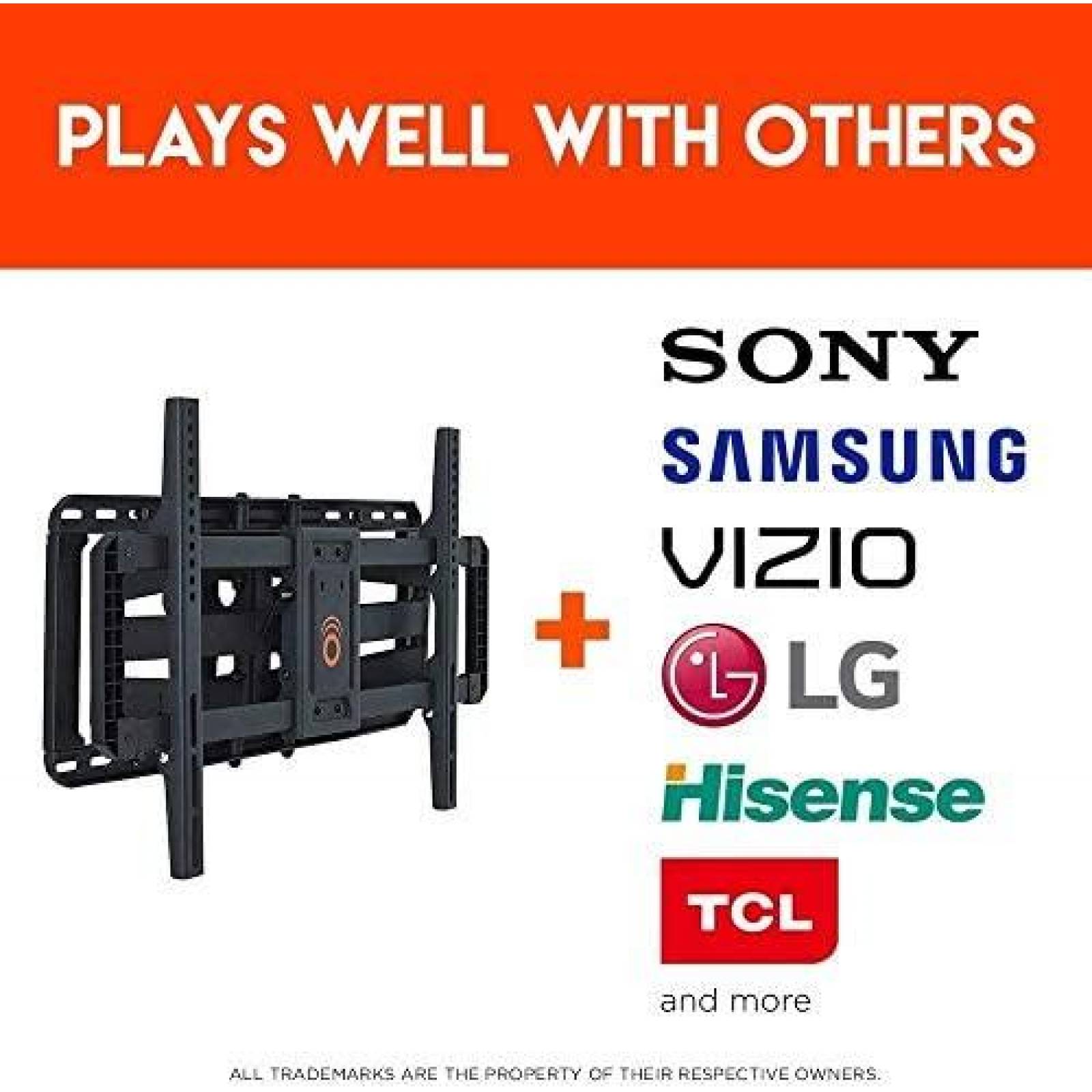 Soporte para Television ECHOGEAR EGLF2 Mas de 90'' -Negro