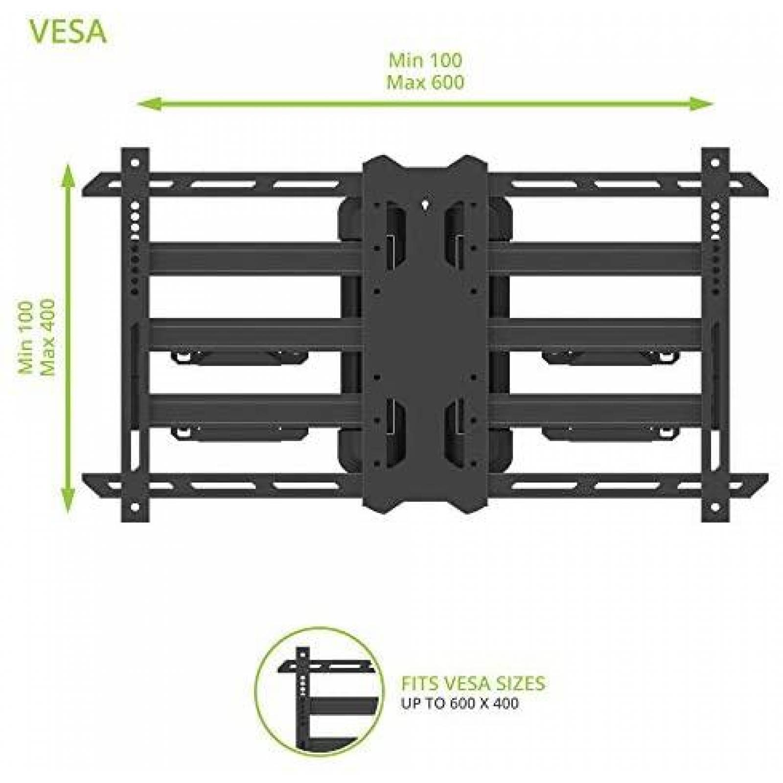 Soporte para televisor Kanto PDC650 para tv de 37" a 70"