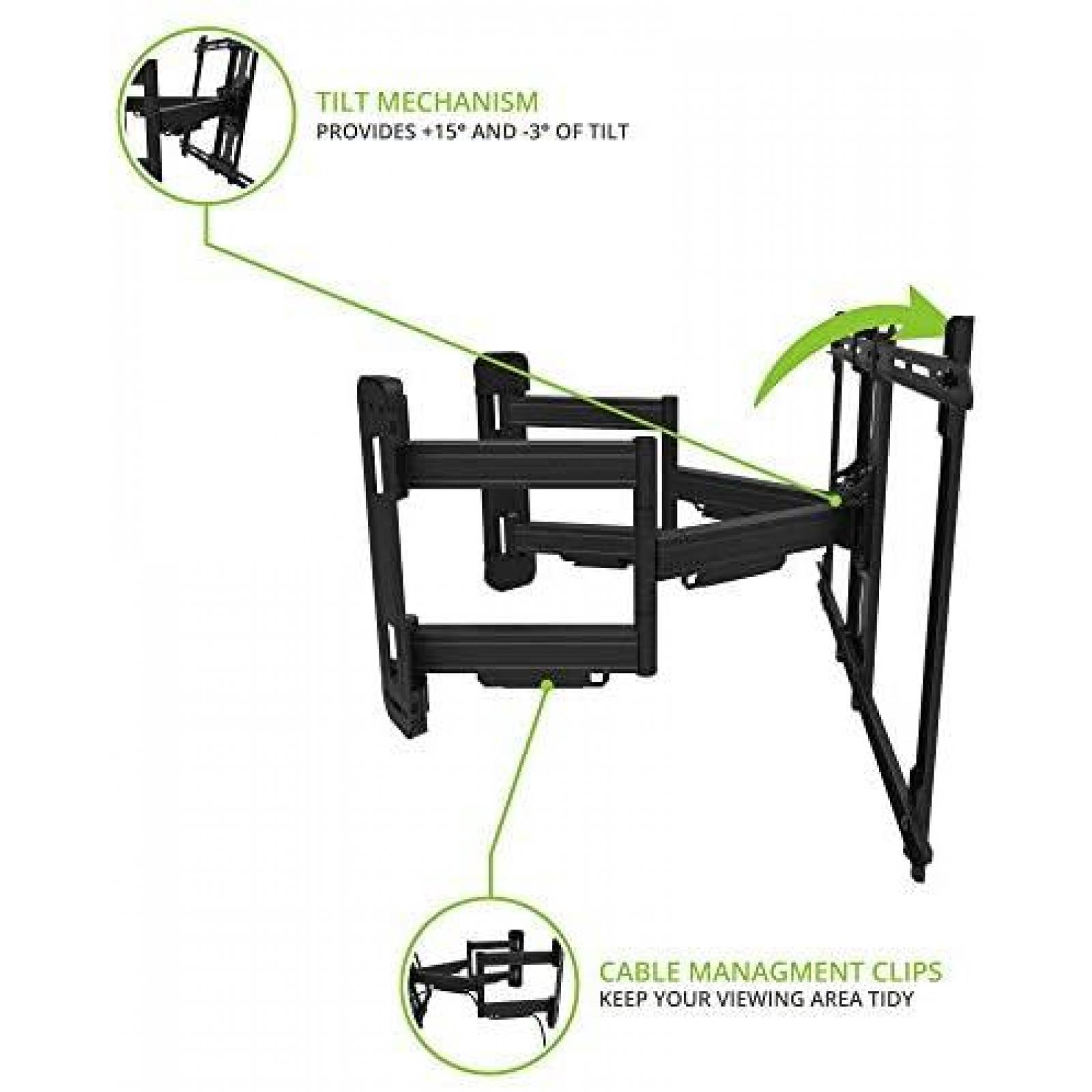 Soporte para televisor Kanto PDC650 para tv de 37" a 70"