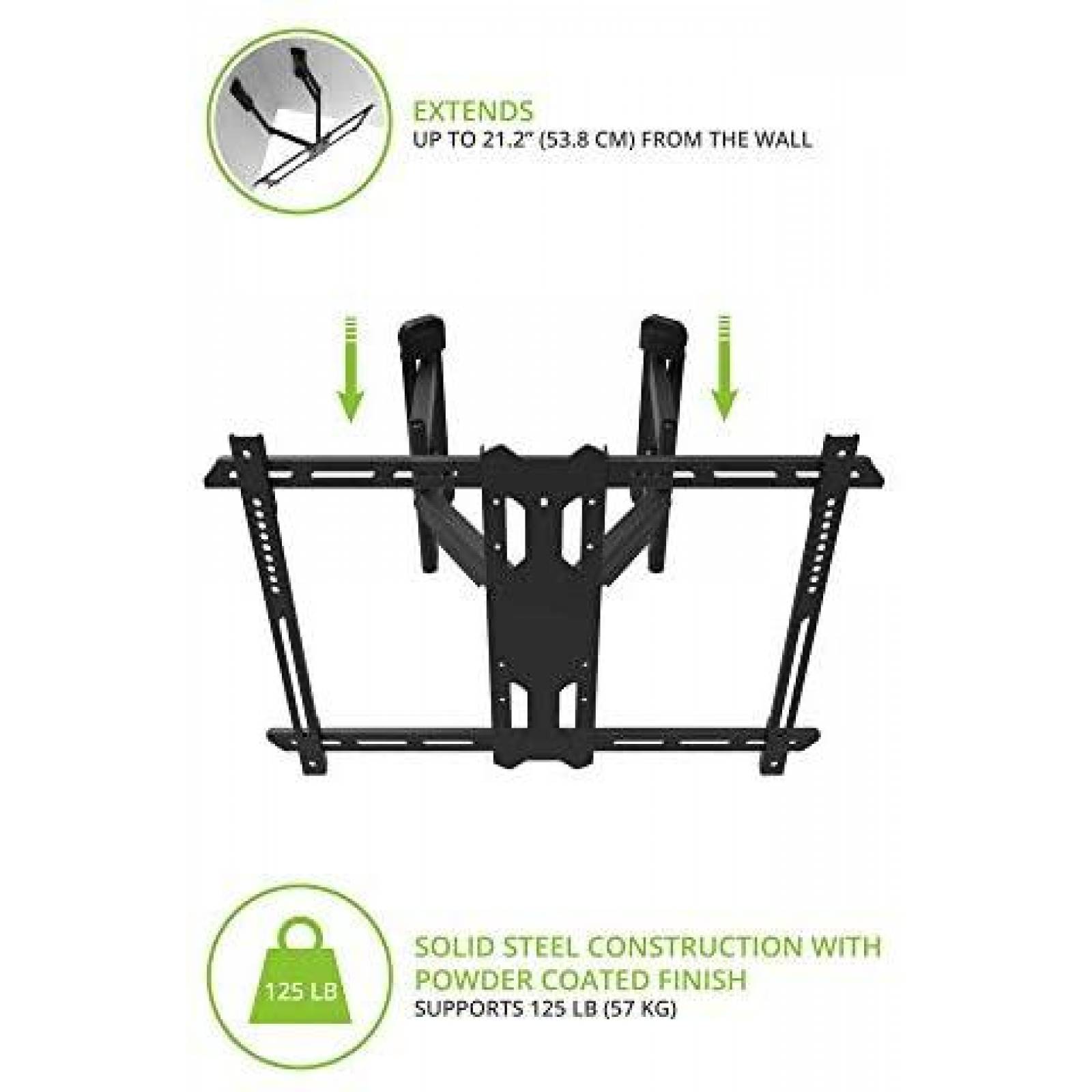 Soporte para televisor Kanto PDC650 para tv de 37" a 70"