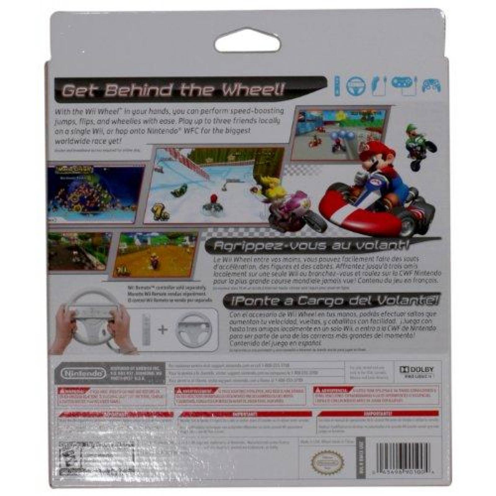 Videojuego Nintendo Mario Kart Wii con Volante -Blanco