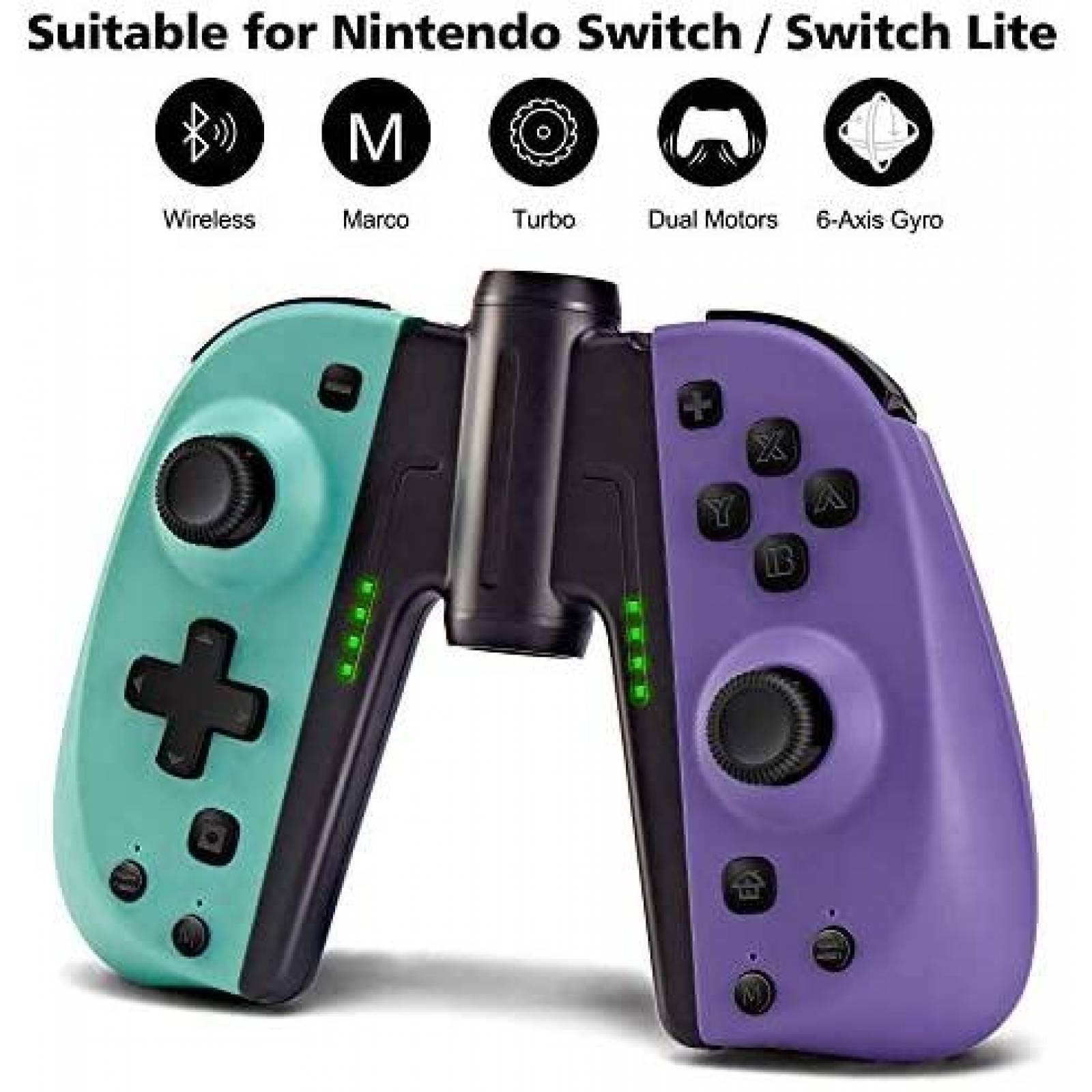 2 Controladores Inalambricos para Nintendo Switch FUNLAB