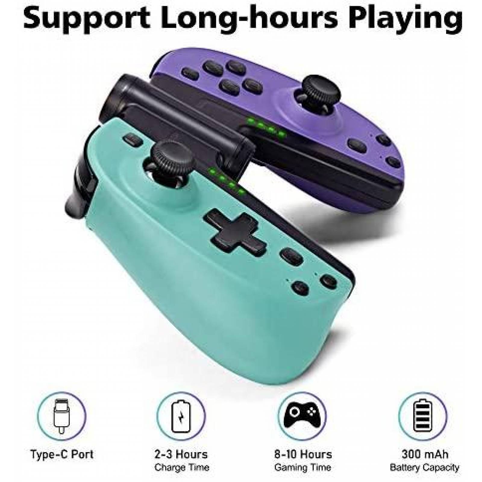 2 Controladores Inalambricos para Nintendo Switch FUNLAB