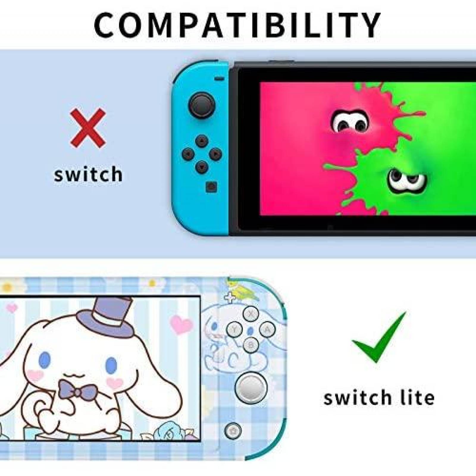 Sticker para Nintendo Switch DLseego Cinnamon Dog -Celeste