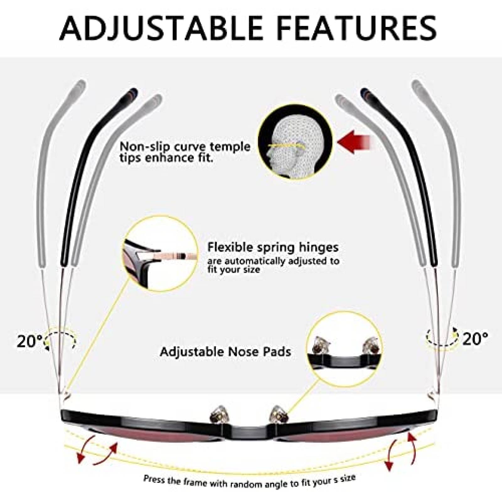 Gafas para daltonicos deesik Premium de alto contraste