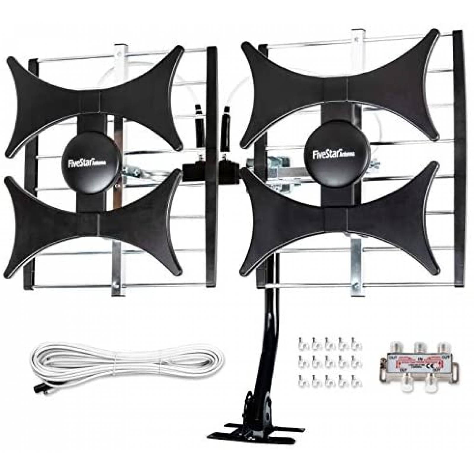 Antena Five Star 2021 4V HDTV 1080P exterior -Negro
