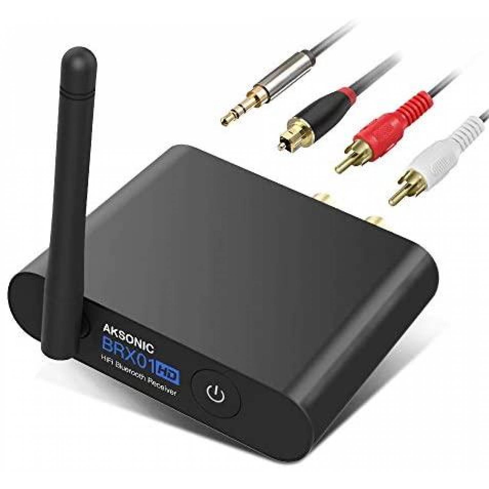 Receptor AKSONIC Adaptador Inalambrico para Bocinas -Negro