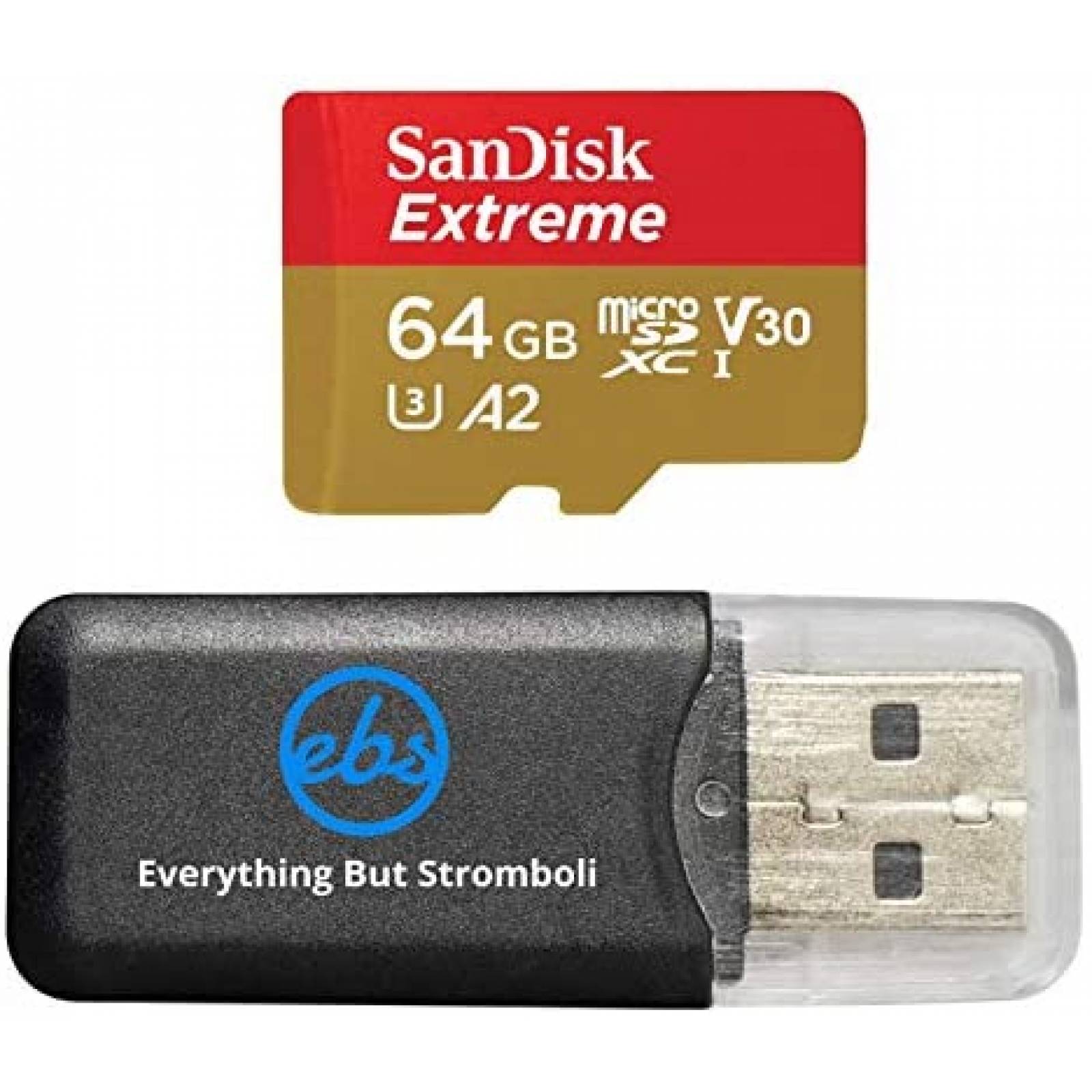 Memoria SanDisk Micro SD Extreme 64GB GoPro -Negro