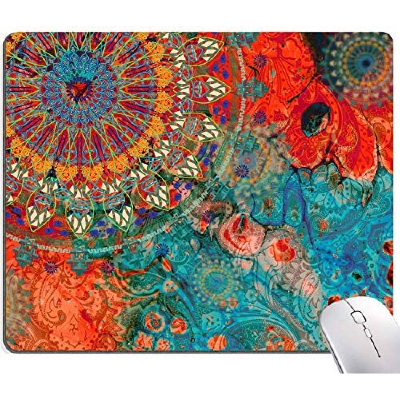 Mouse Pad DUADELI 9.5" x 7.9" x 0.12" -Mandala Colorido