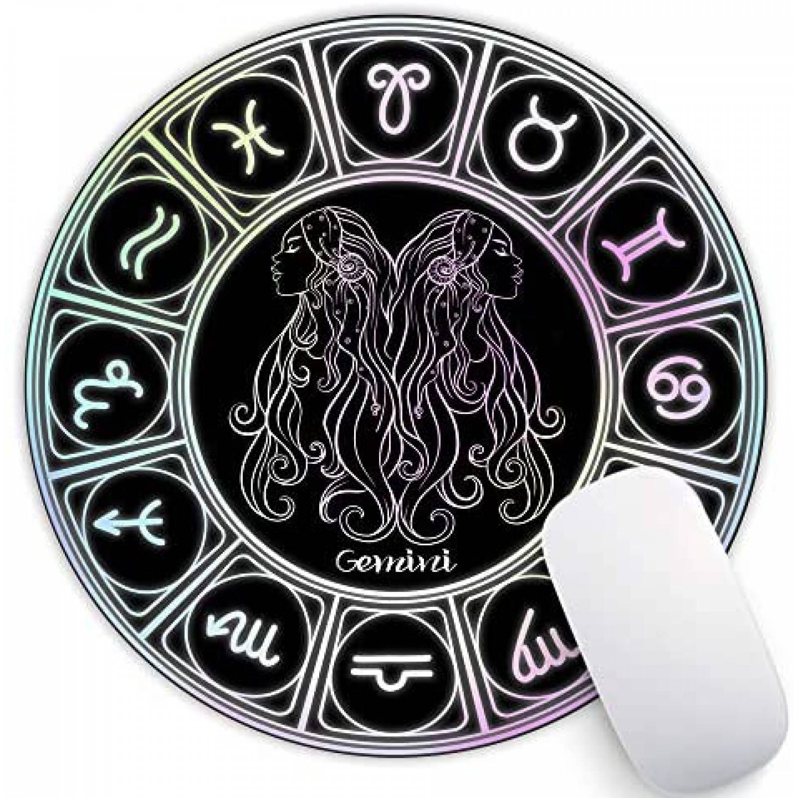 Mousepad Gamer AGMdesign Gemini Astrologia Antideslizante