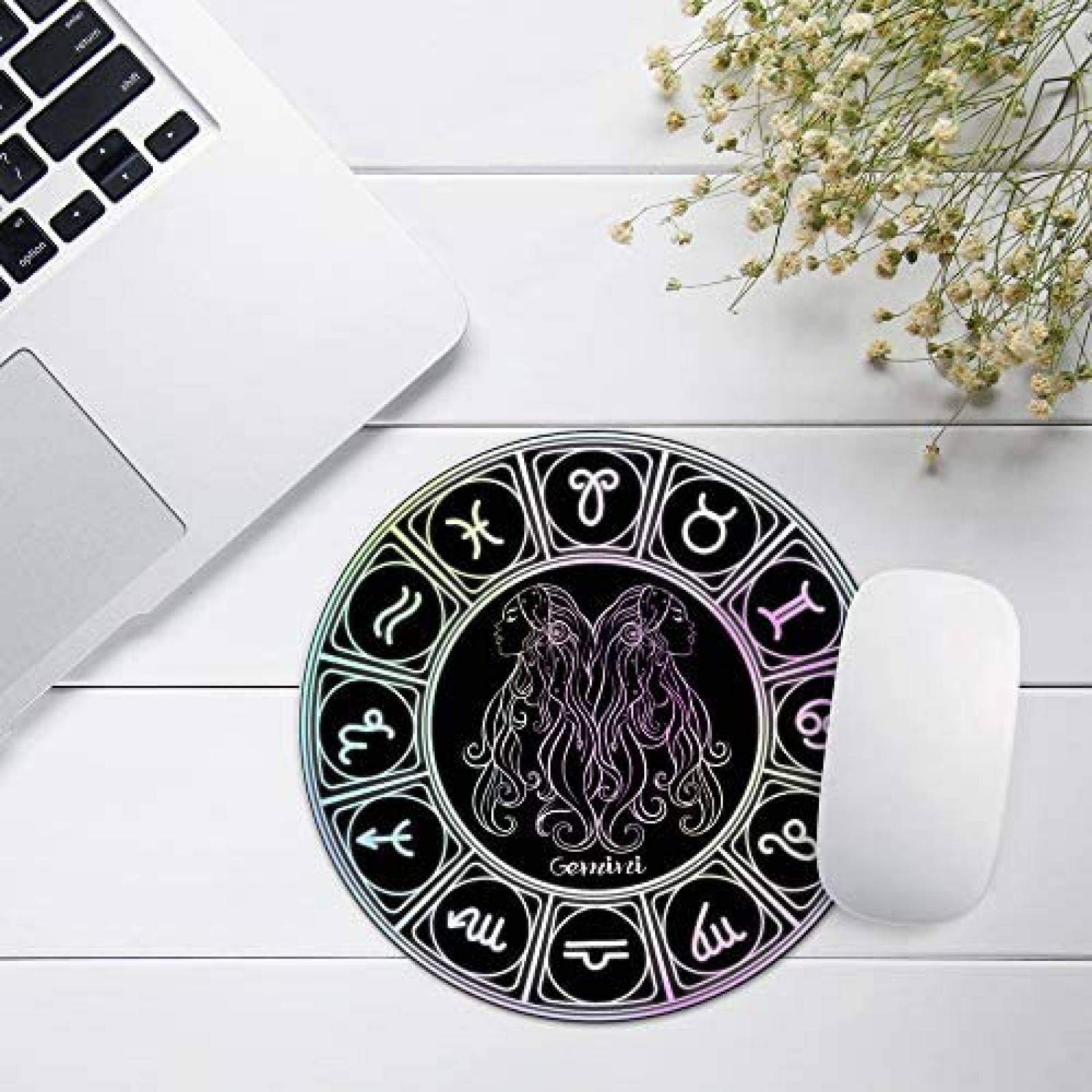 Mousepad Gamer AGMdesign Gemini Astrologia Antideslizante