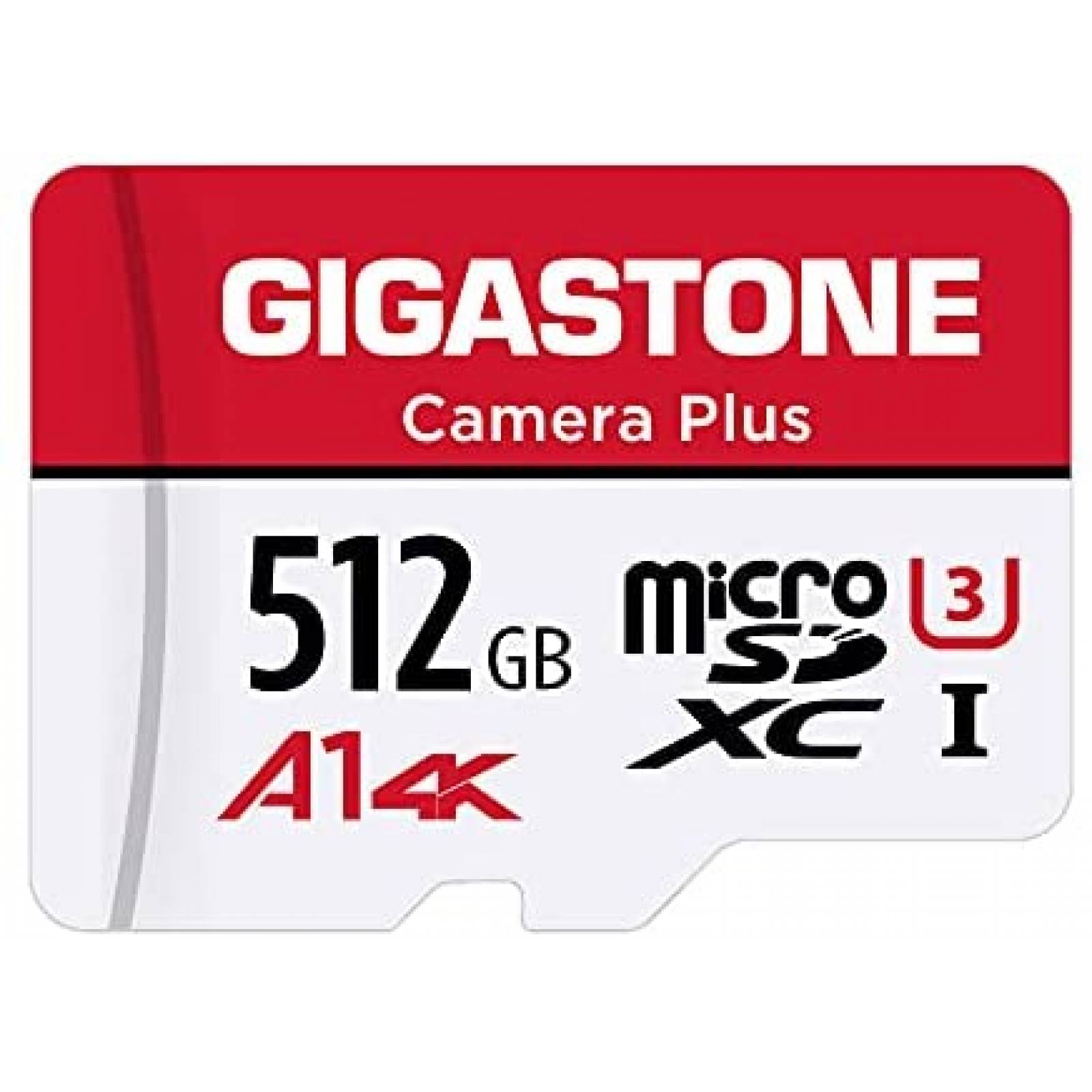 Tarjeta Micro SD Gigastone de 512GB Clase 10 -Blanco