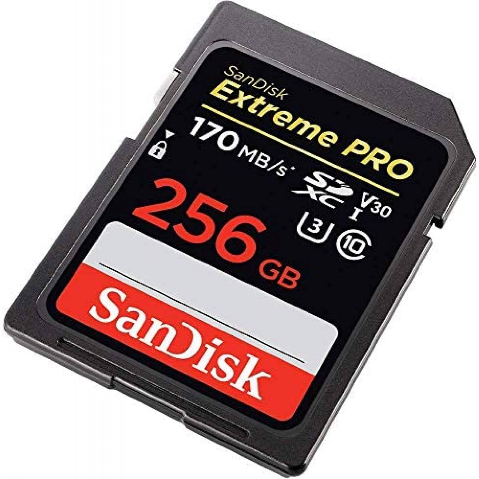 Tarjeta MicroSD SanDisk Extreme Pro 256GB con Lector -Negro