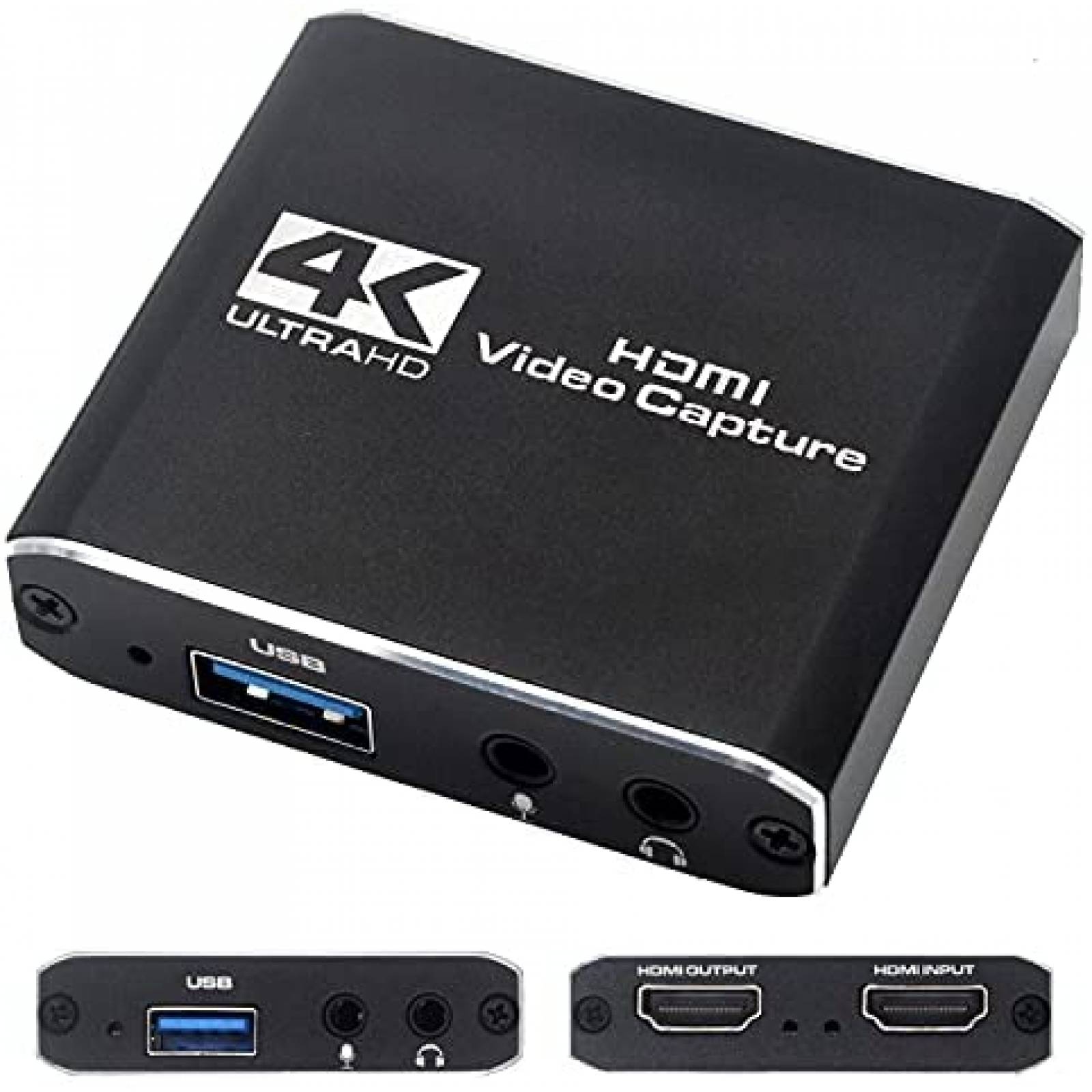 Capturadora de Video MISS FIRE 4K HDMI USB 3.0 -Negro