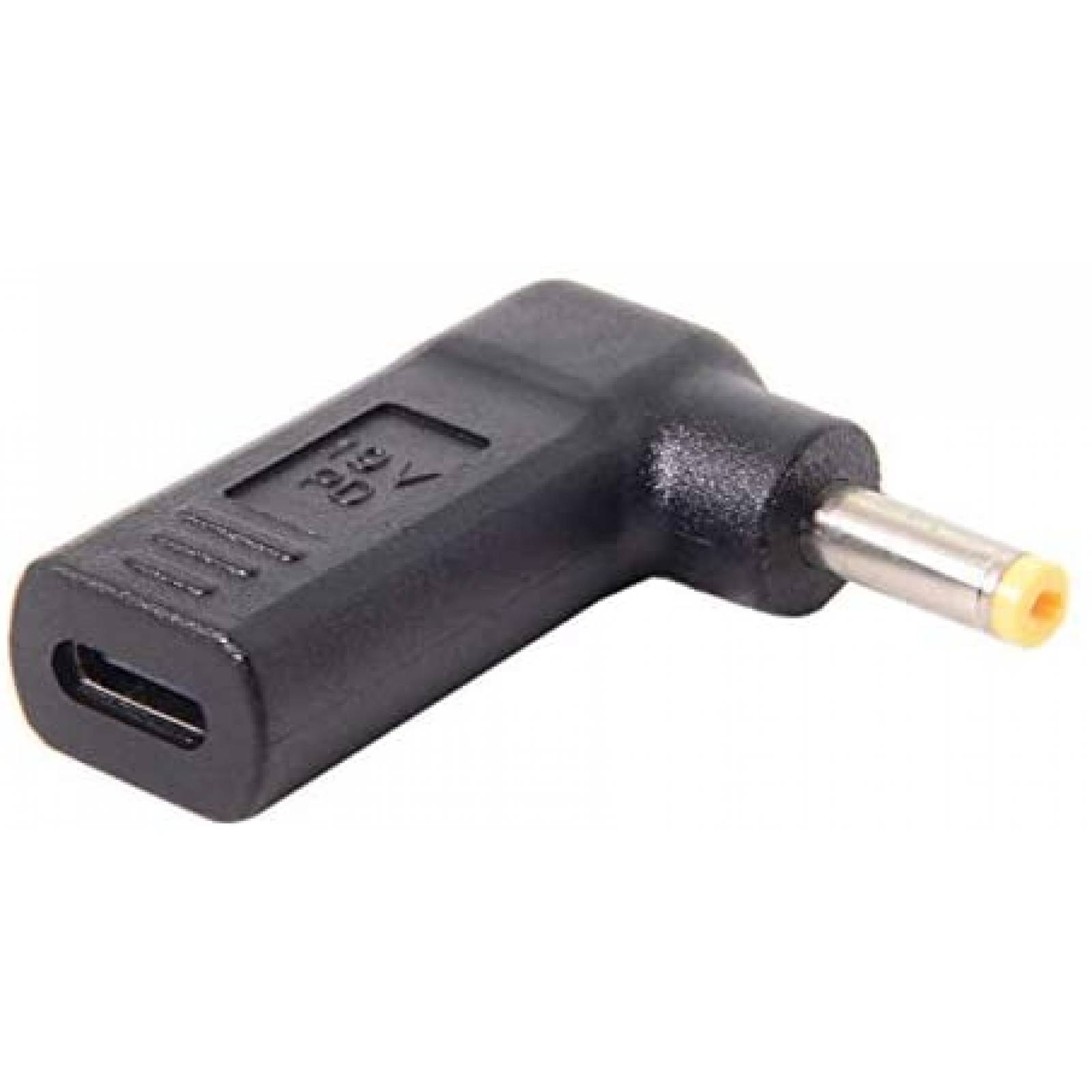 Adaptador cablecc de USB C a DC de 19V 4.0x1.7mm -Negro