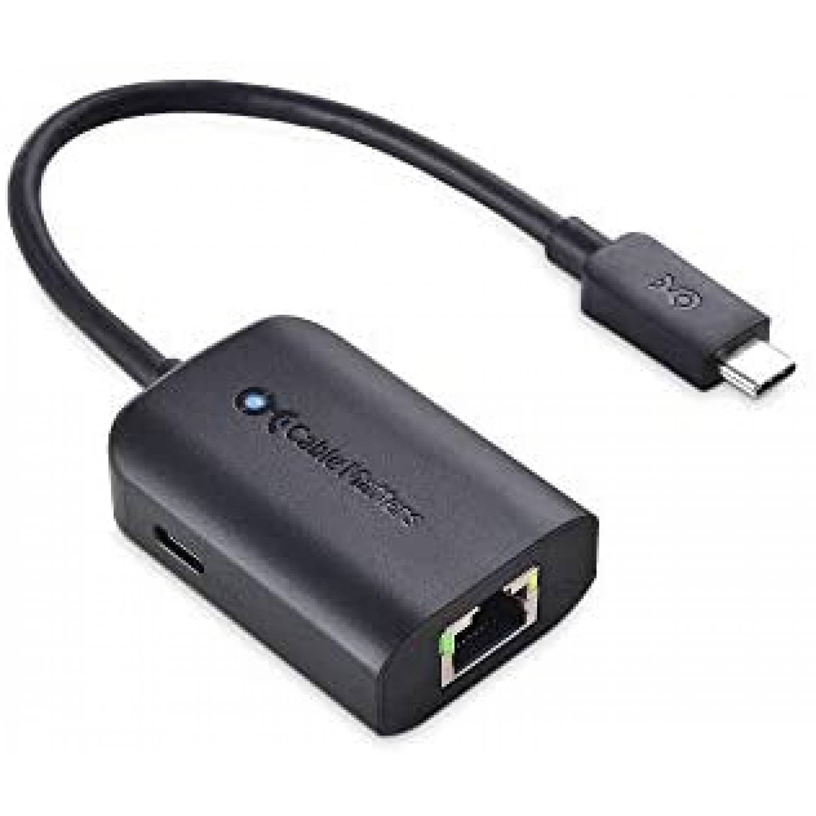 Cable Cable Matters USB-C A Gigabit Ethernet 100W -Negro