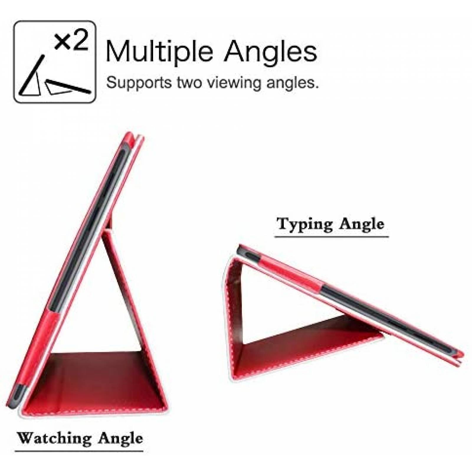 Funda LiuShan para tableta ASUS Chromebook 9.7" -Rojo