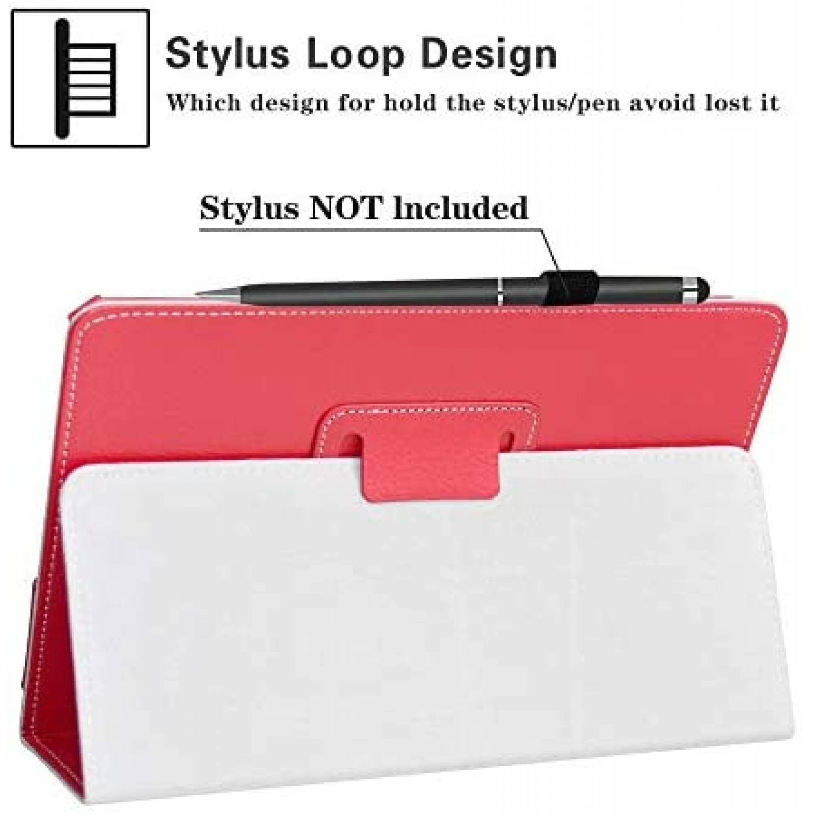Funda LiuShan para tableta ASUS Chromebook 9.7" -Rojo
