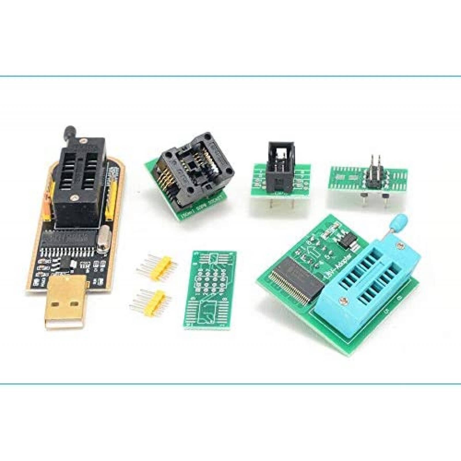 Programador USB KOOBOOK CH341A Chip USB 25 series -Verde