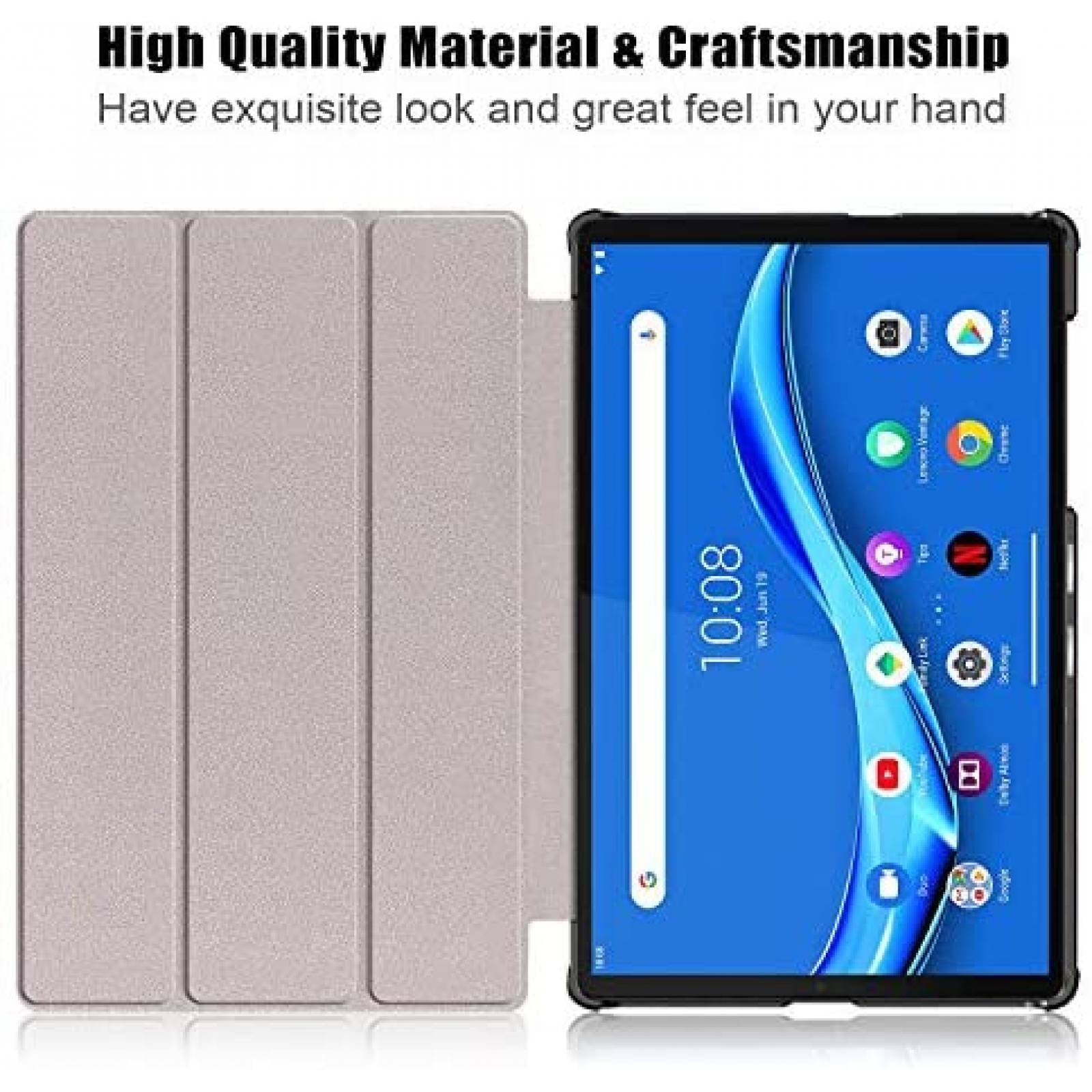 Funda Gylint Para Lenovo Tab M10 HD Diseño Graffiti -Negro