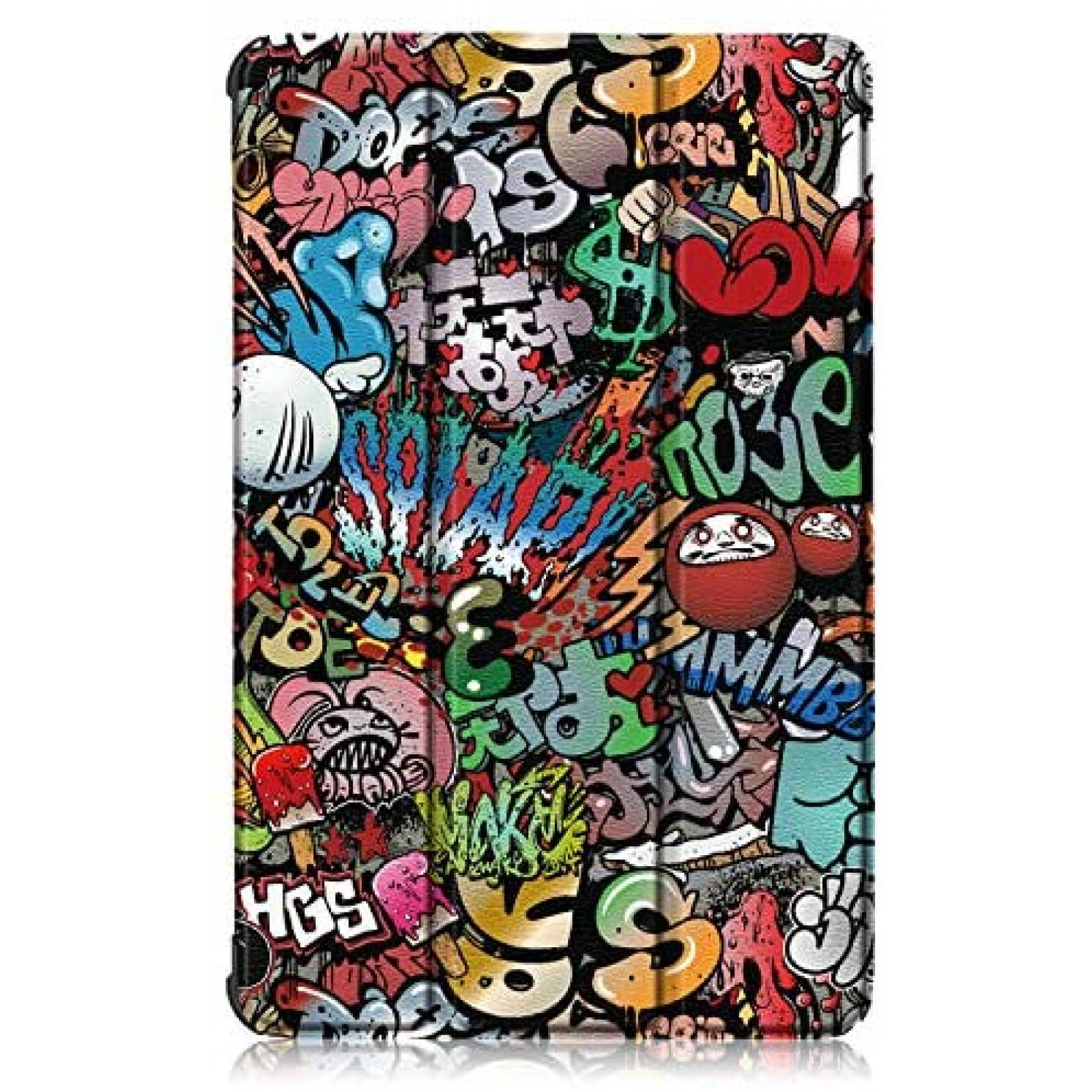 Funda Gylint Para Lenovo Tab M10 HD Diseño Graffiti -Negro
