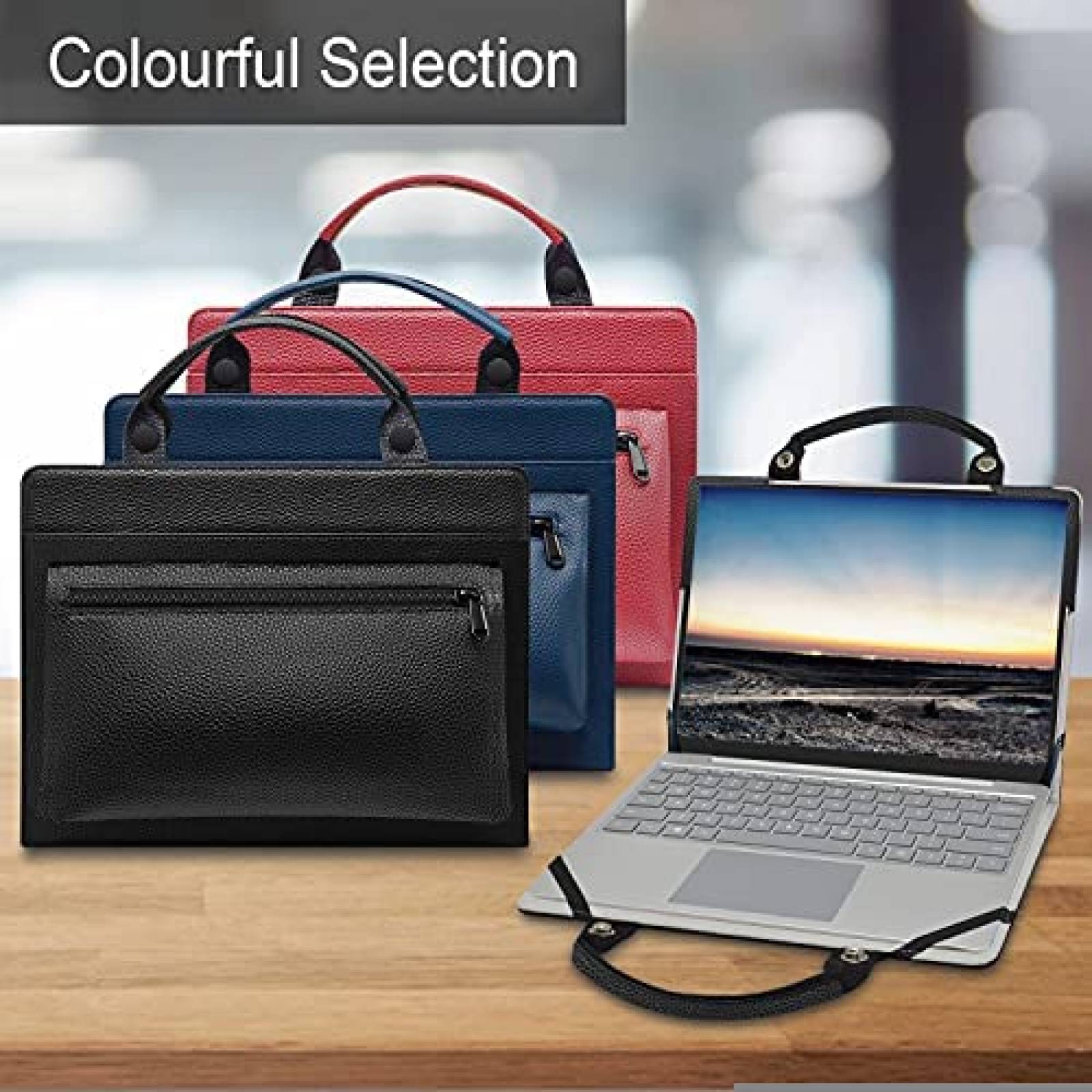 Funda Maletin LiuShan para Galaxy Chromebook 13 13'' -Negro
