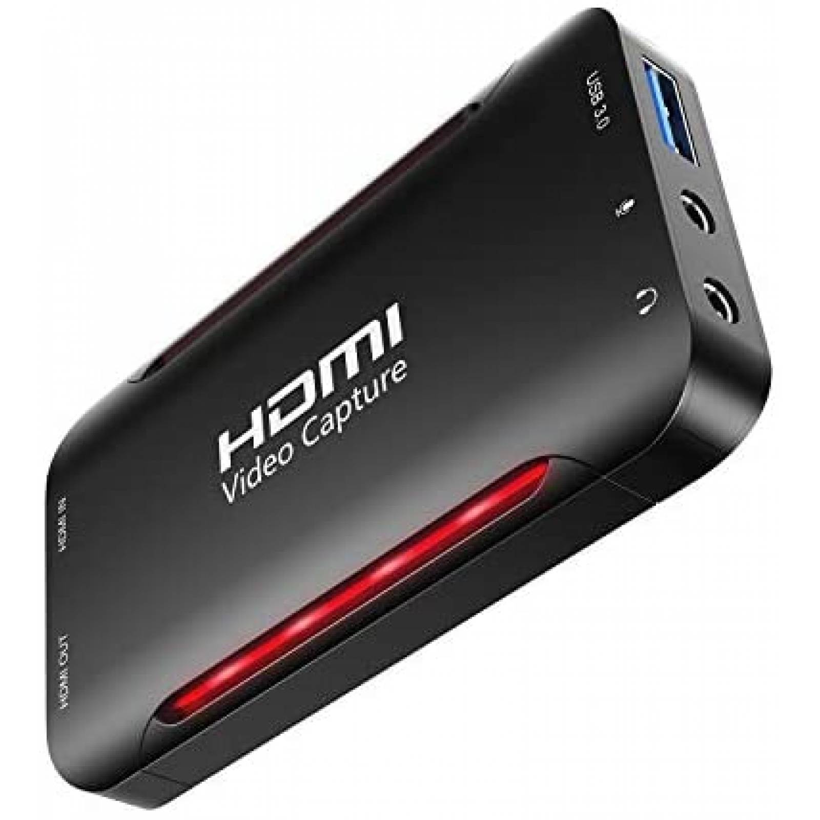 Capturadora de Video CABLETIME HDMI/USB 3.0 -Negro