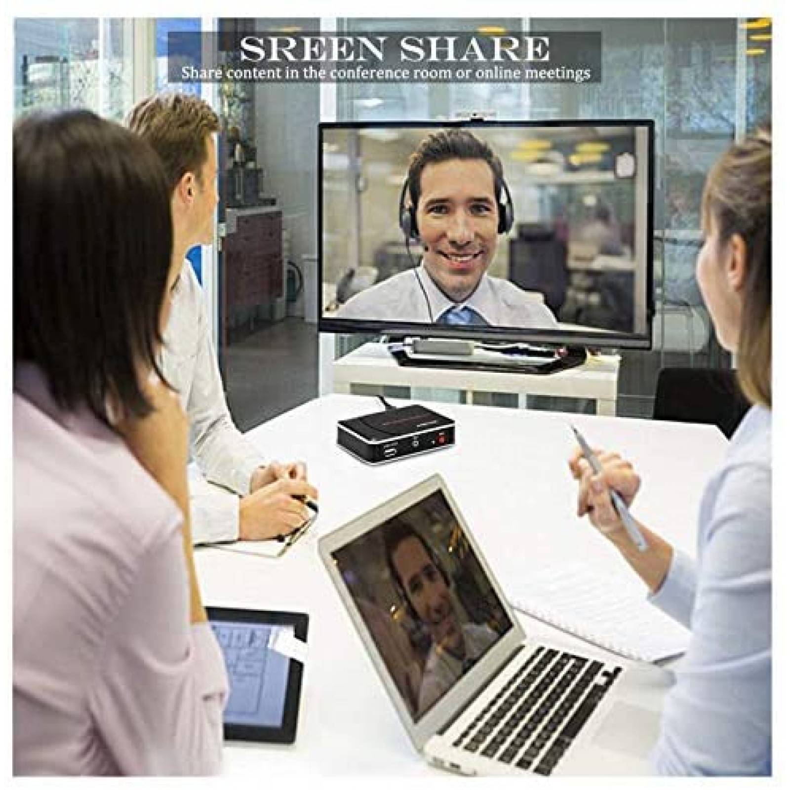 Capturadora de Video para Consola MYPIN HDMI 1080P -Negro