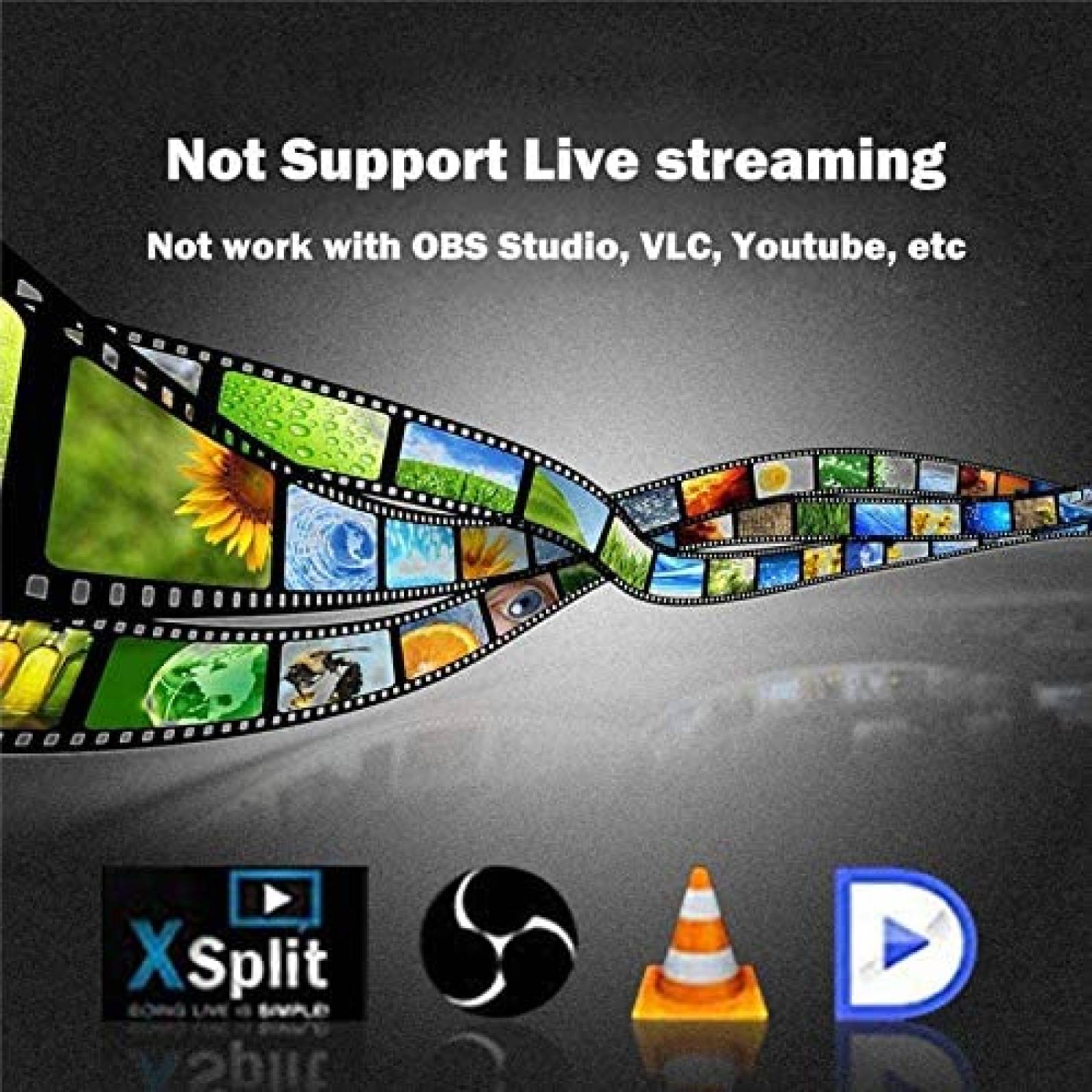 Capturadora de Video para Consola MYPIN HDMI 1080P -Negro