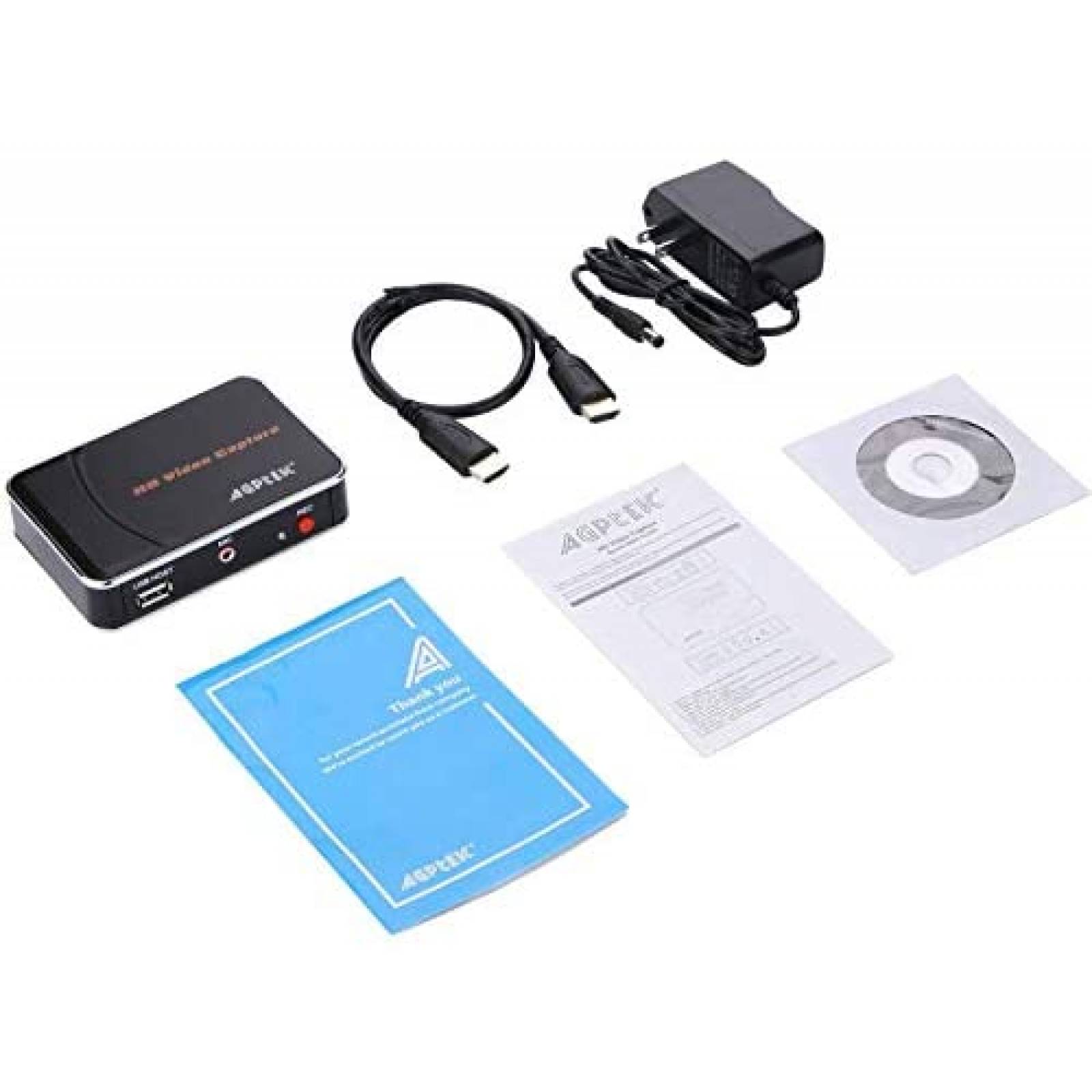 Capturadora de Video para Consola MYPIN HDMI 1080P -Negro