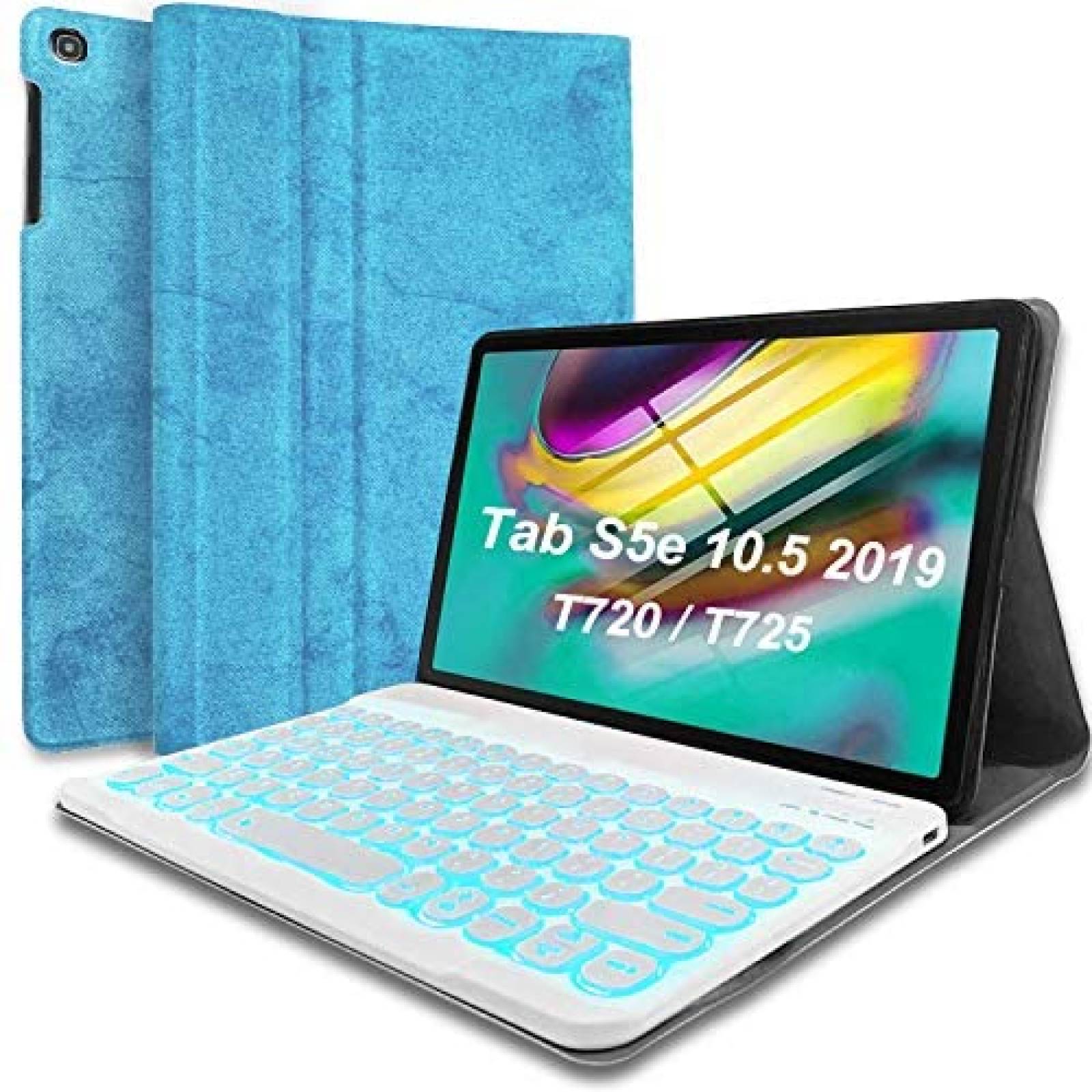 Funda con teclado Wineecy para Samsung Galaxy Tab S5e 10.5"