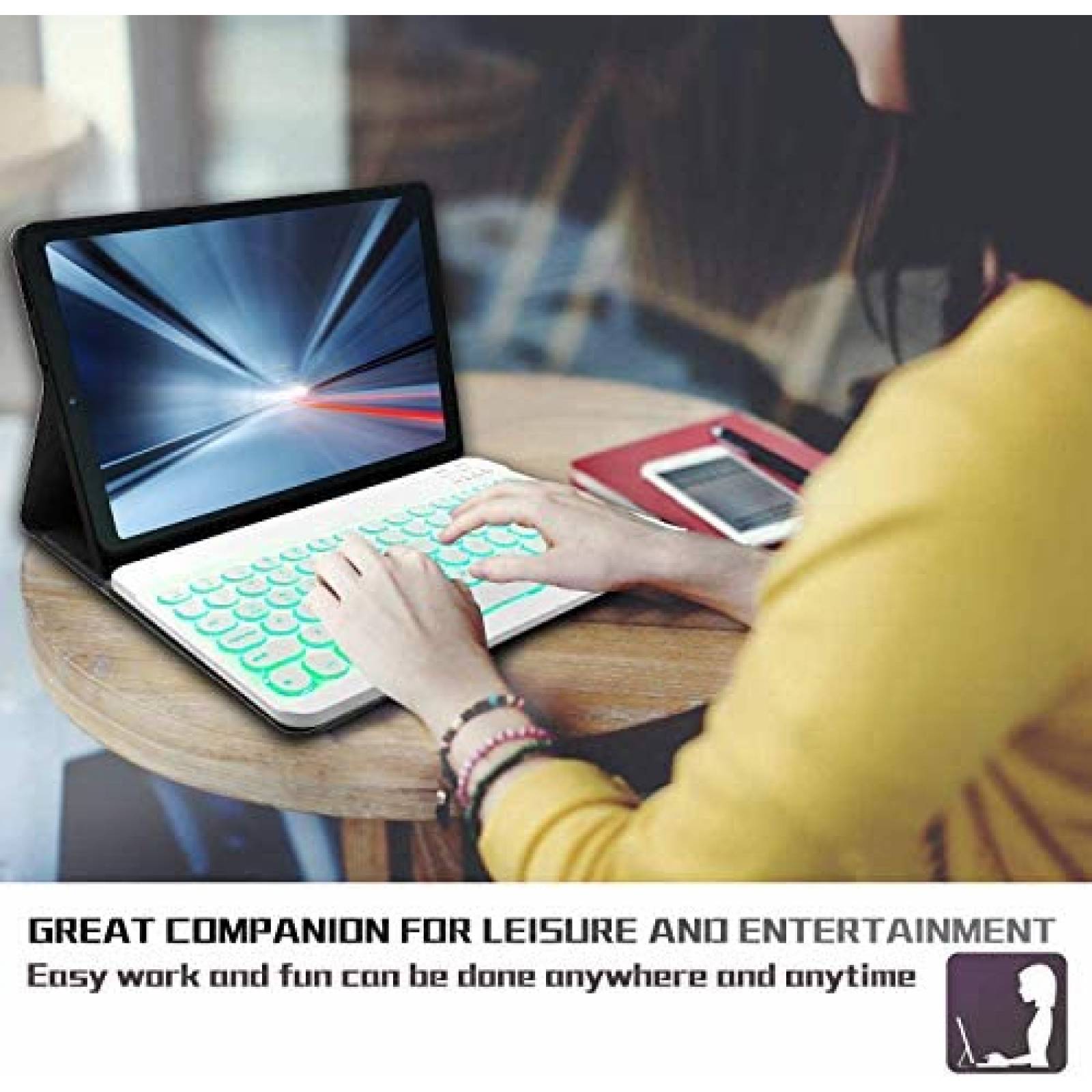 Funda con teclado Wineecy para Samsung Galaxy Tab S5e 10.5"