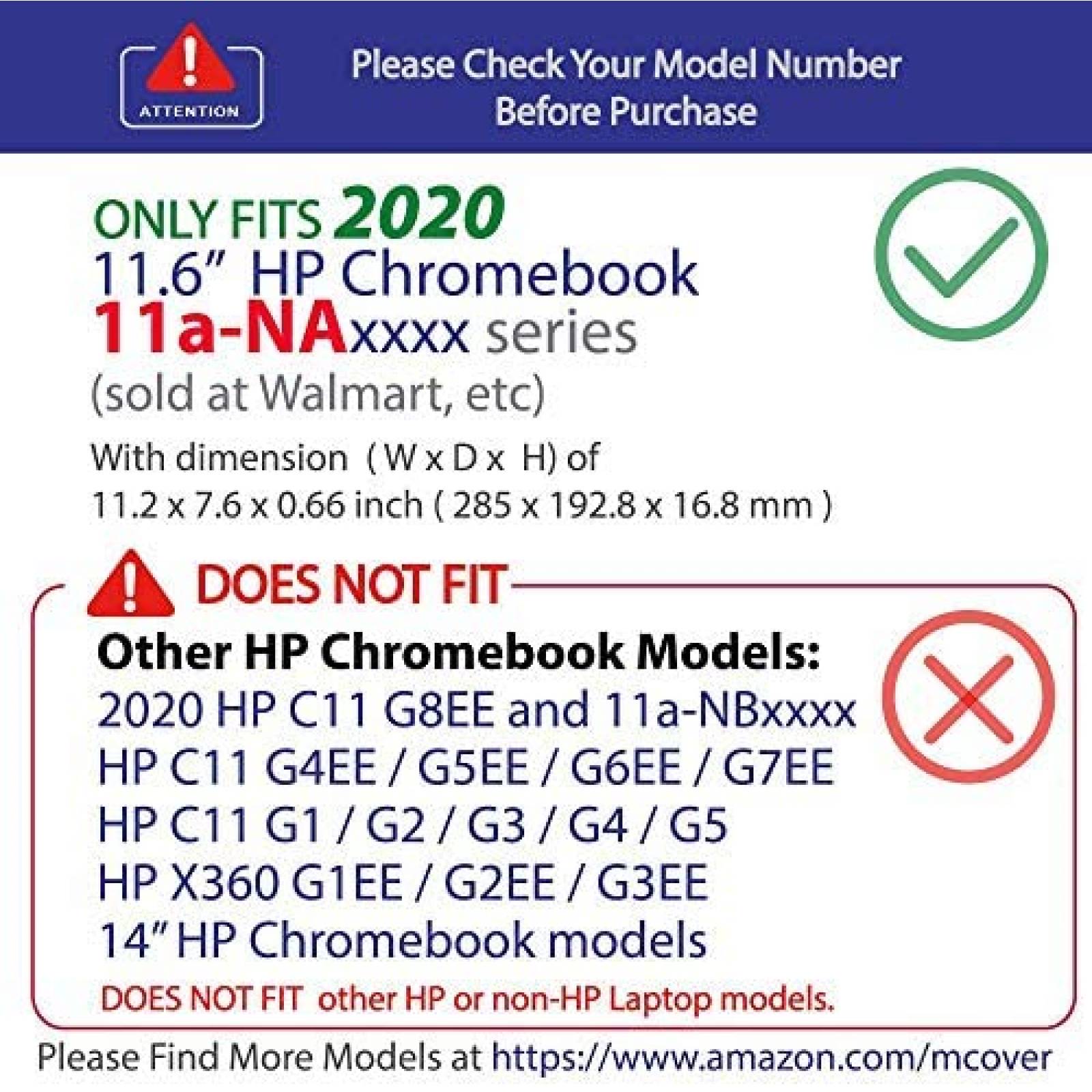 Funda mCover HP-C11a-NA Rigida para laptop 11.6" -Aqua