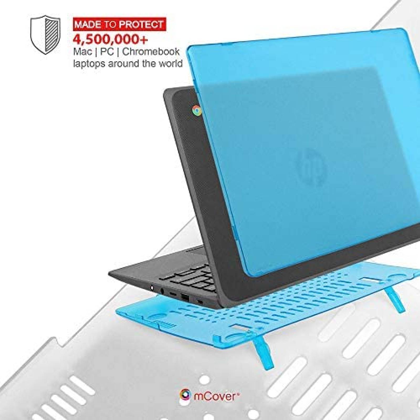 Funda mCover HP-C11a-NA Rigida para laptop 11.6" -Aqua
