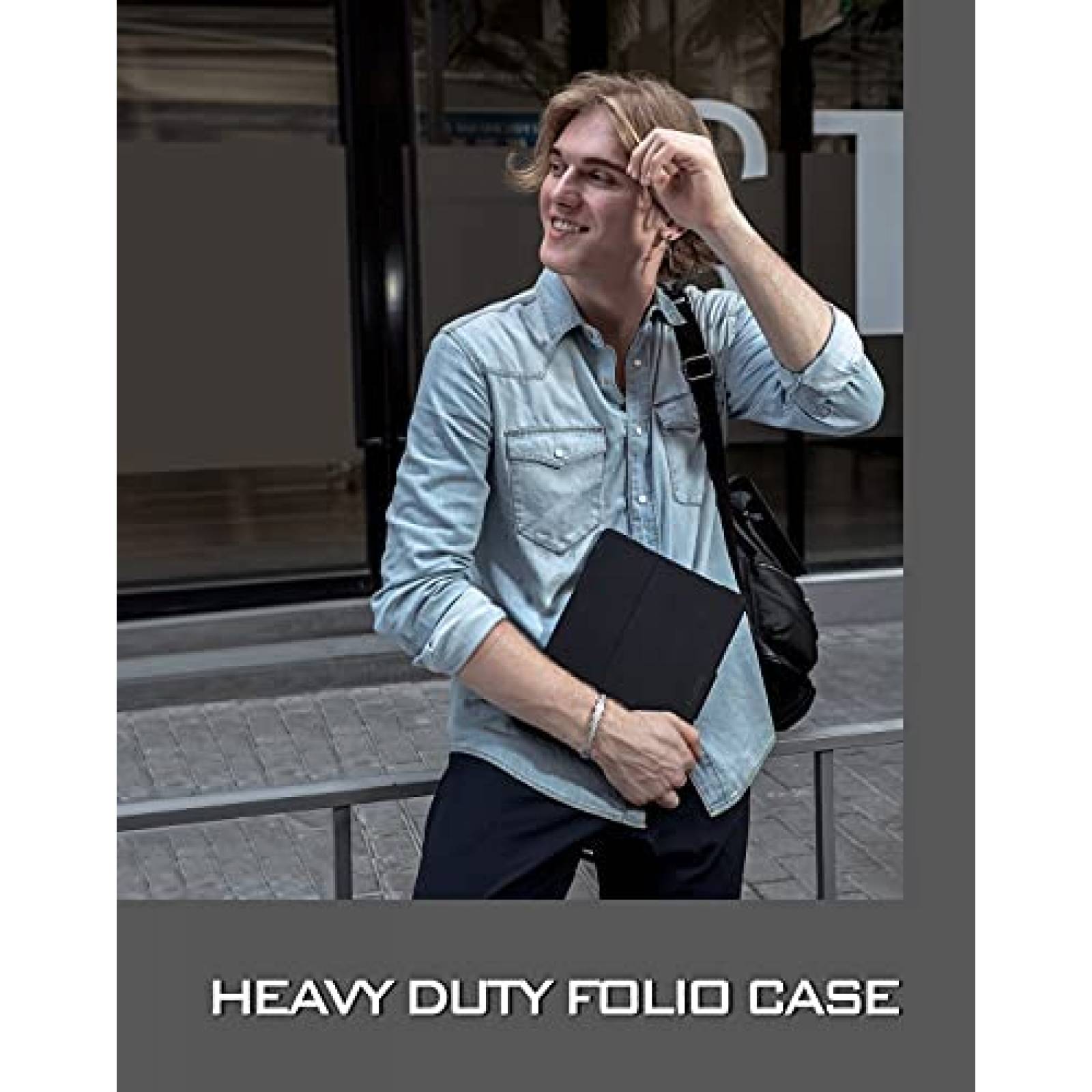 Funda para Samsung Galaxy Tab A7 Lite de 8.7" Poetic -Negro