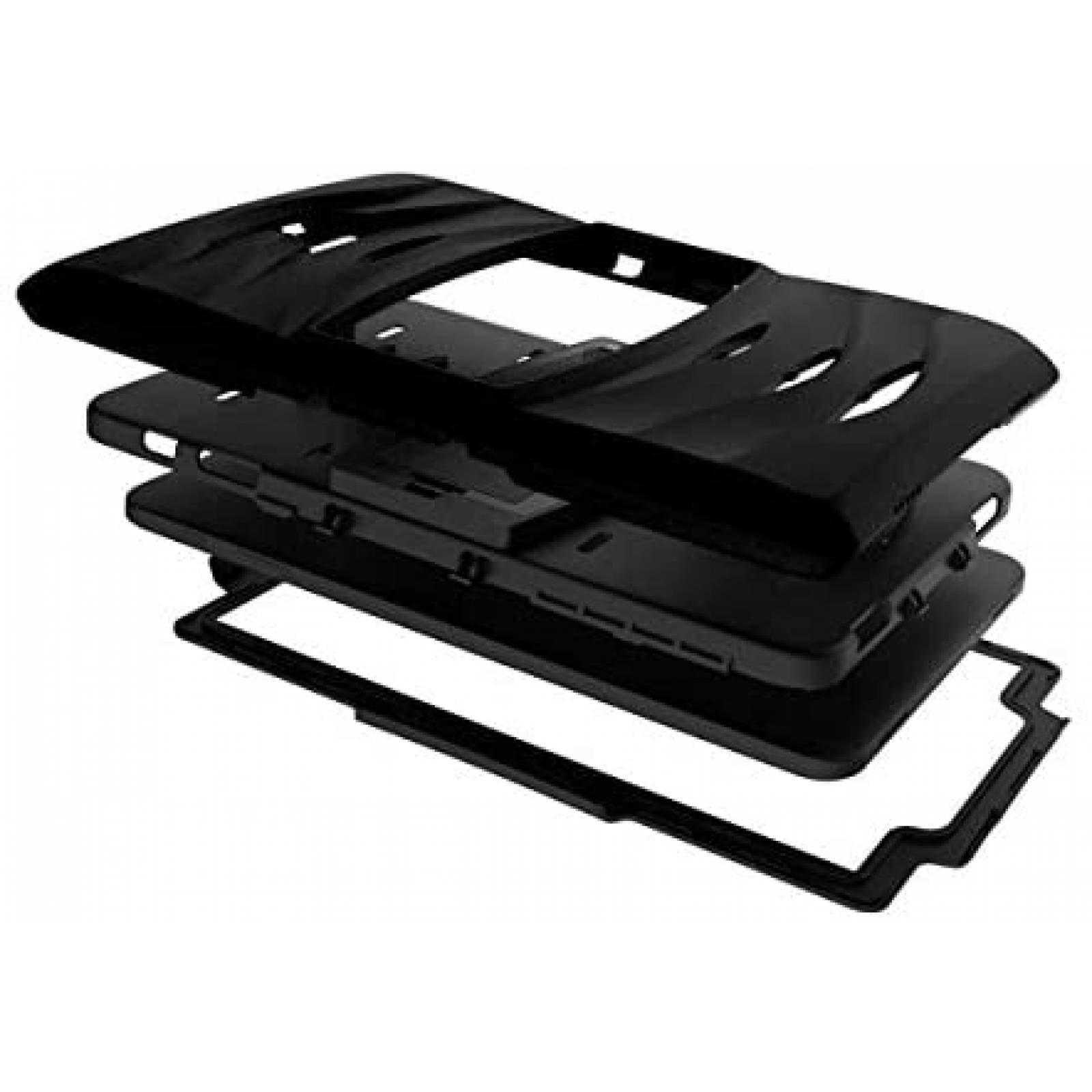 Funda Rigida KIQ SM-T560 para Galaxy Tab E 9.6" -Negro