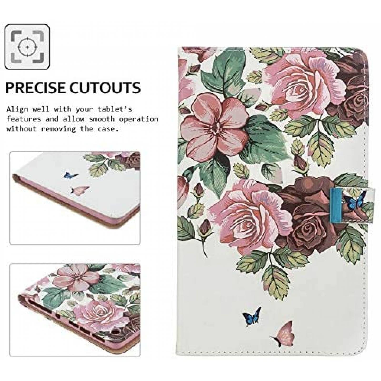 Funda Techcircle Compatible con Amazon Fire HD 8" -Blanco