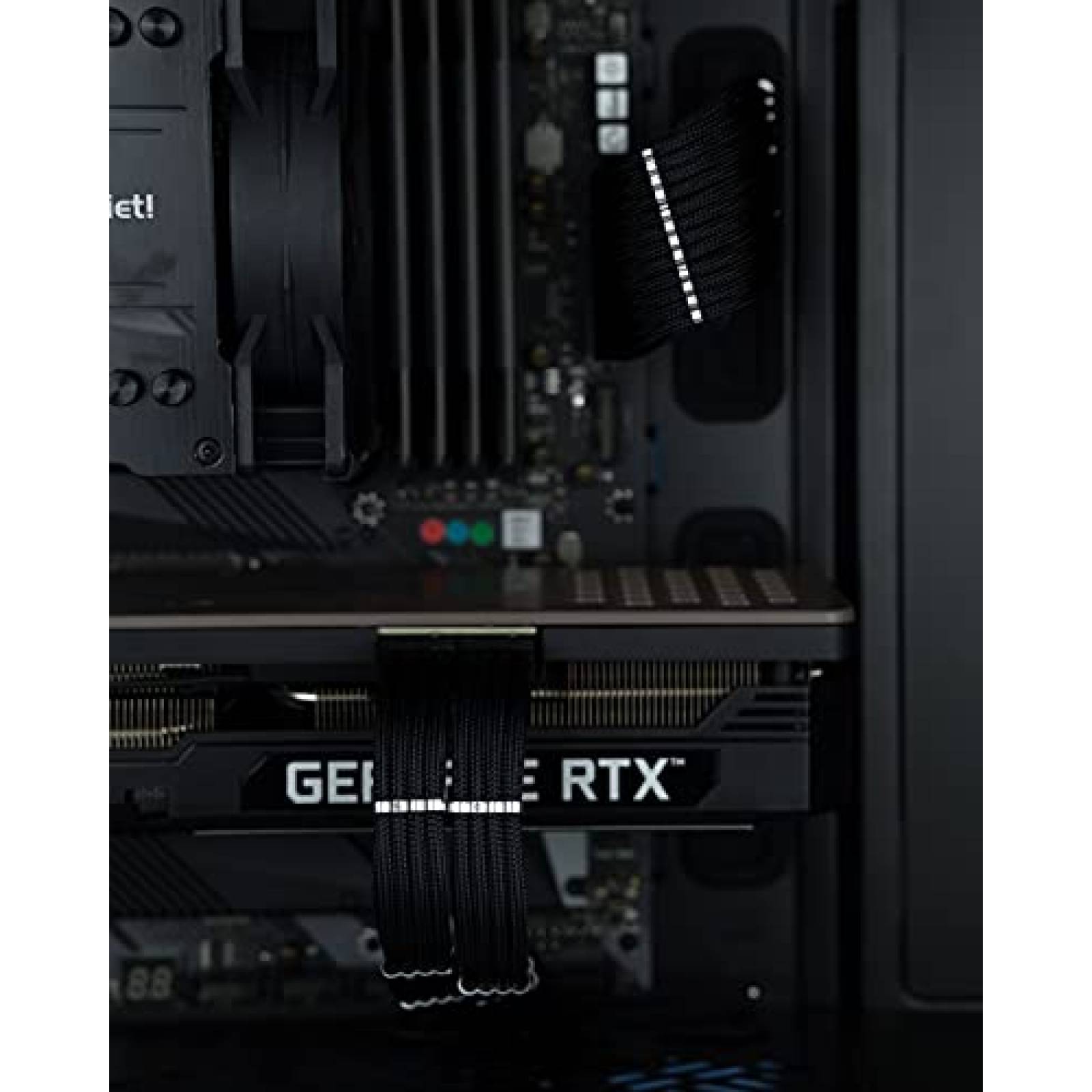 Juego de extension de PSU con mangas Reaper Cable Premiums